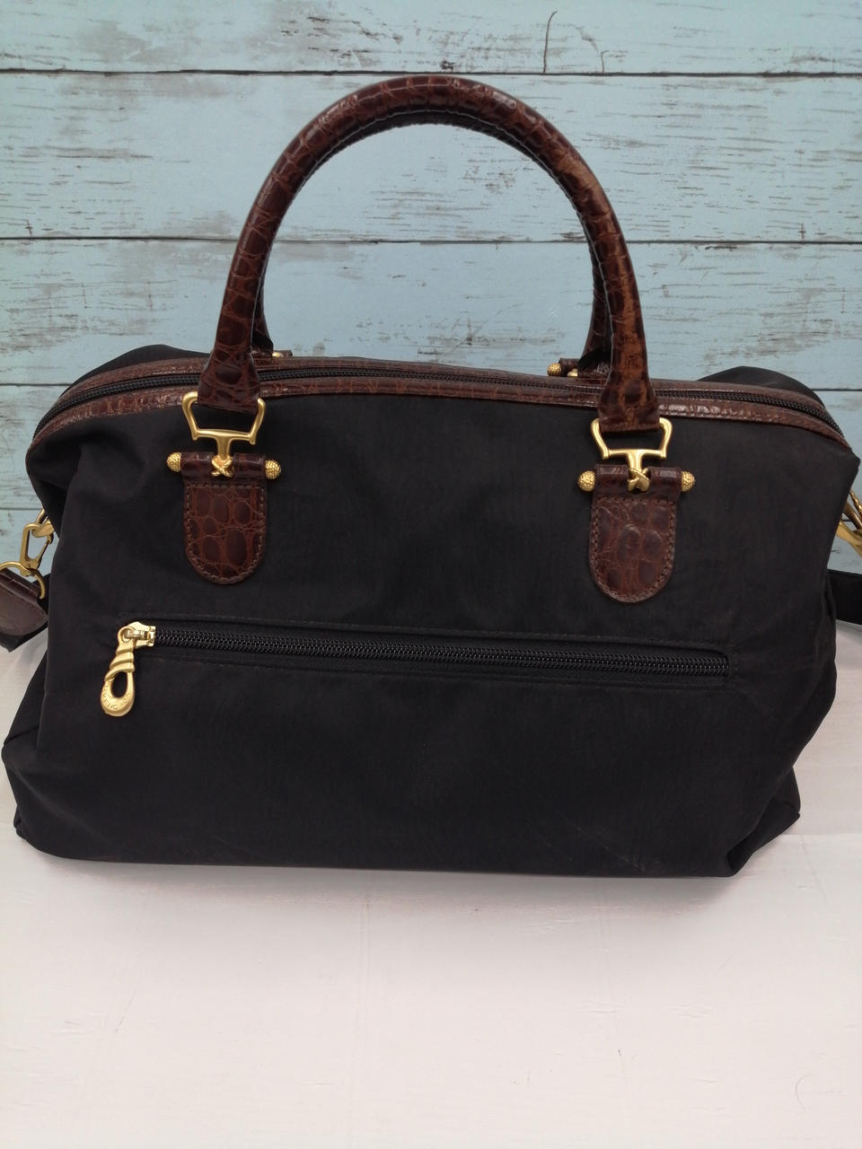 美品 BALENCIAGA ナイロン ボストンバッグ ハンドバッグ  2way 美品】バレンシアガ ボストンバッグ ナイロン ブラック 2way