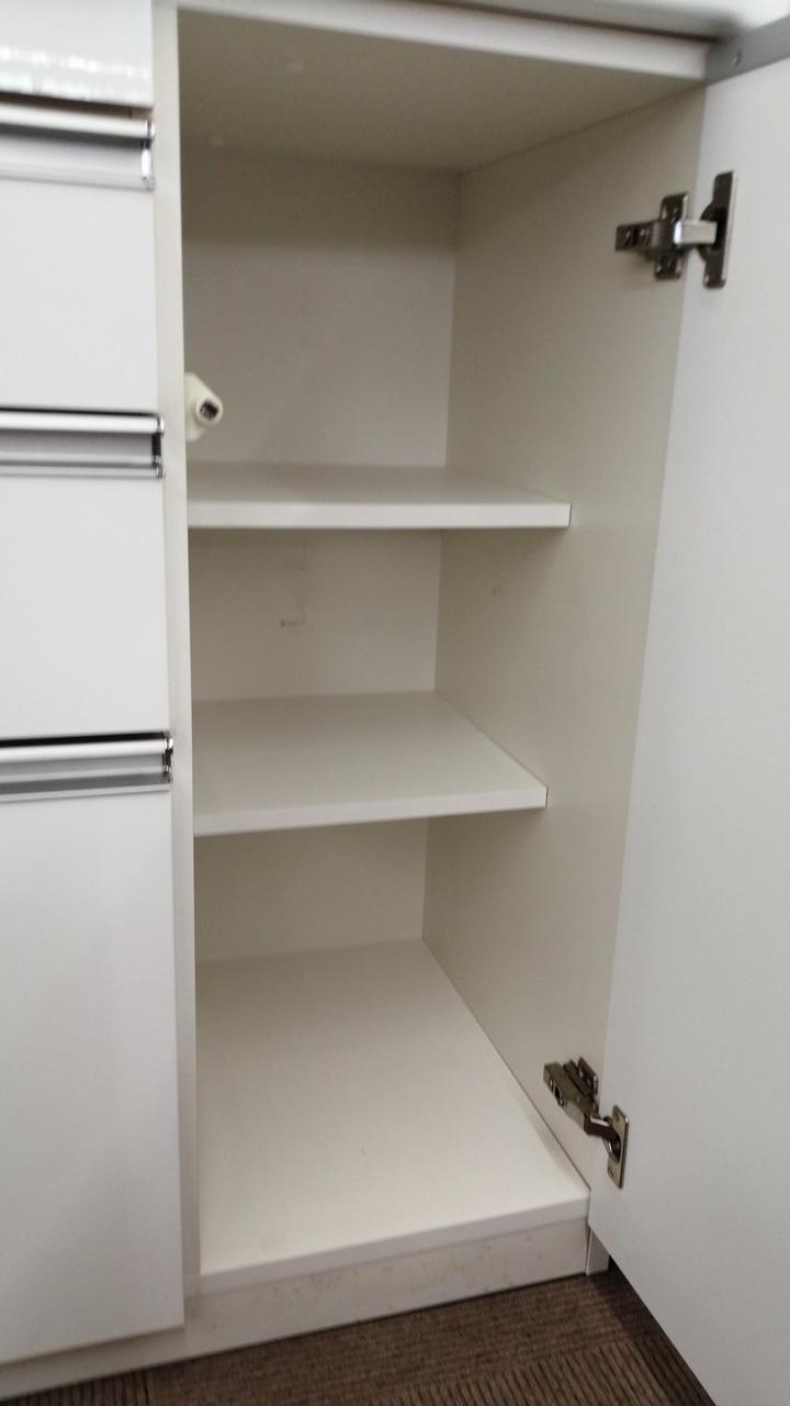 松田家具|食器棚 Nクラッチレンジ ホワイト|HARDOFFオフモール（オフモ