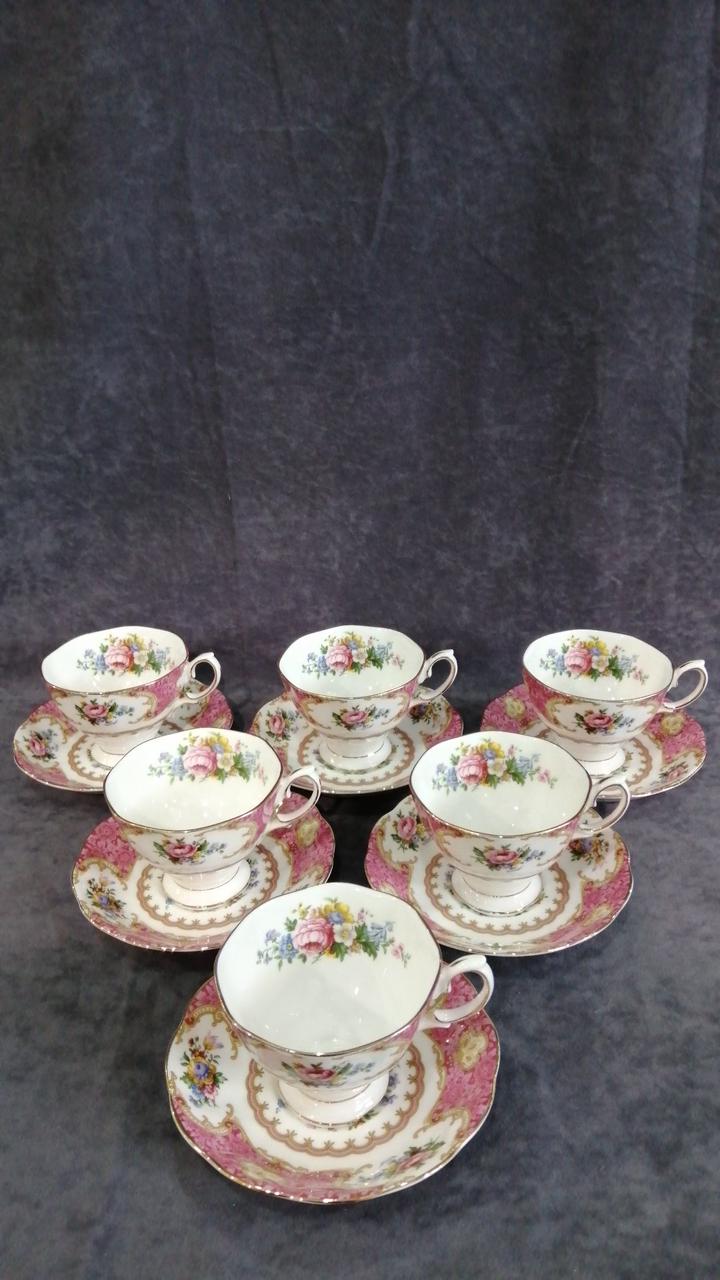 ROYAL ALBERT  カップ&ソーサー6客セット