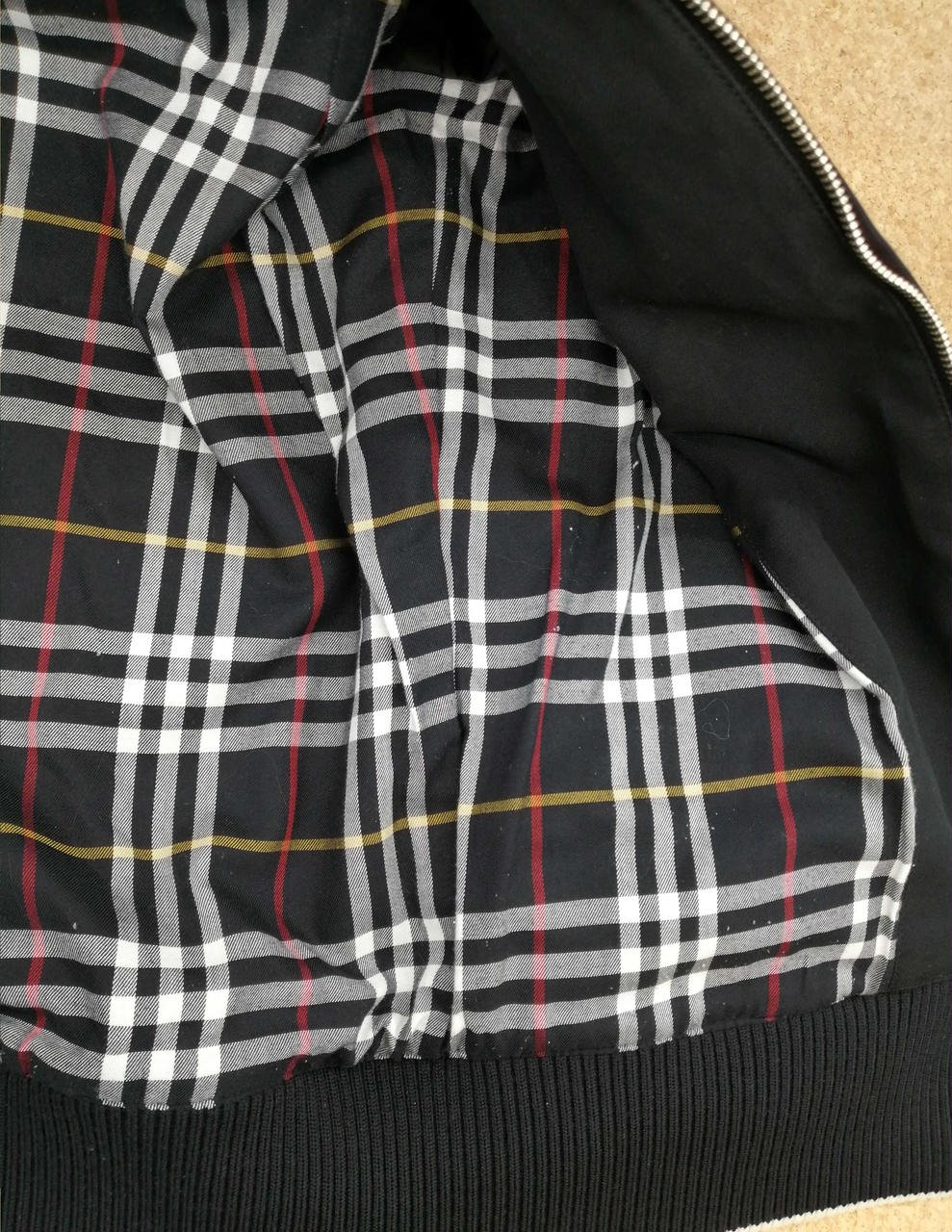 BURBERRY BLUE LABEL ブラックウールジャケット バーバリー ロンドン コットン ウールジャケット 黒（ブラック