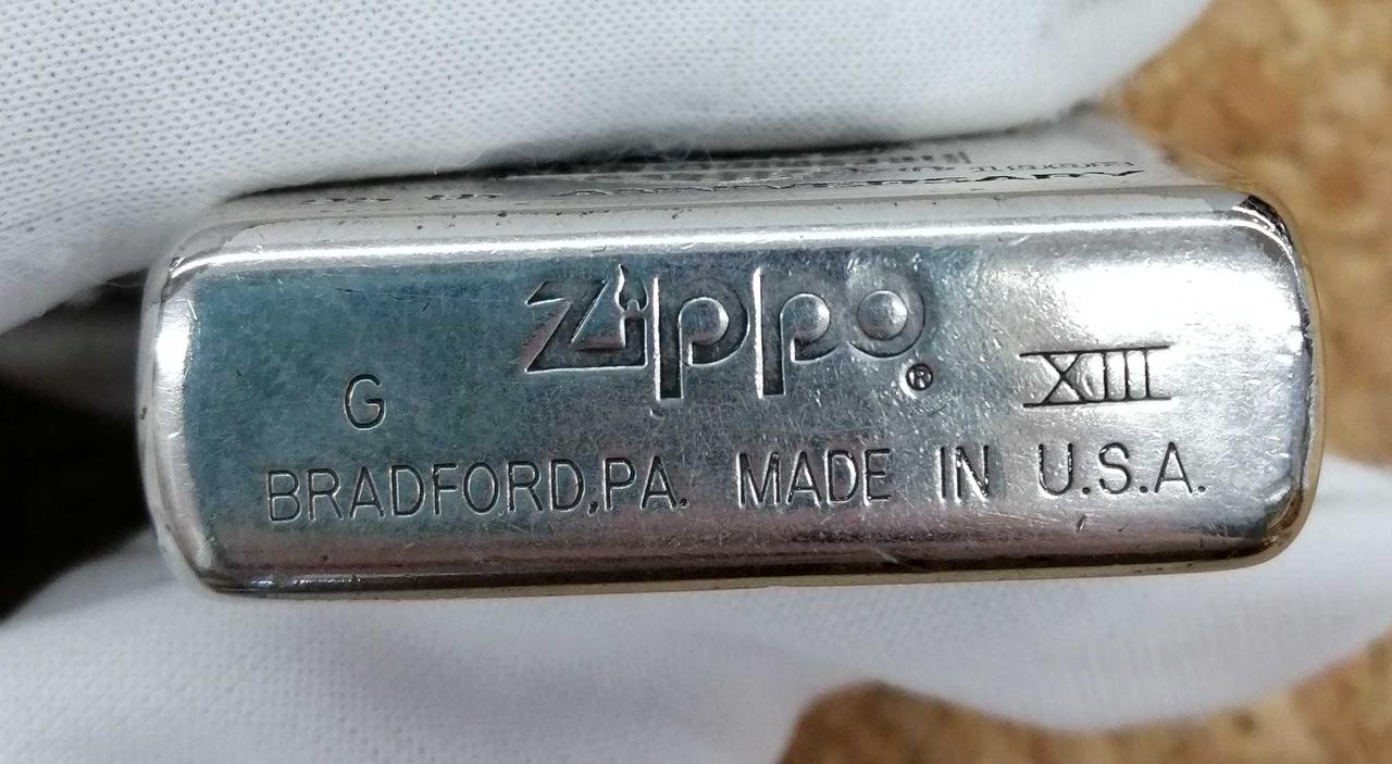 BRADFORD ジッポオイルライター ZIPPO ジッポー BRADFORD U.S.A. シルバー オイルライター 着火