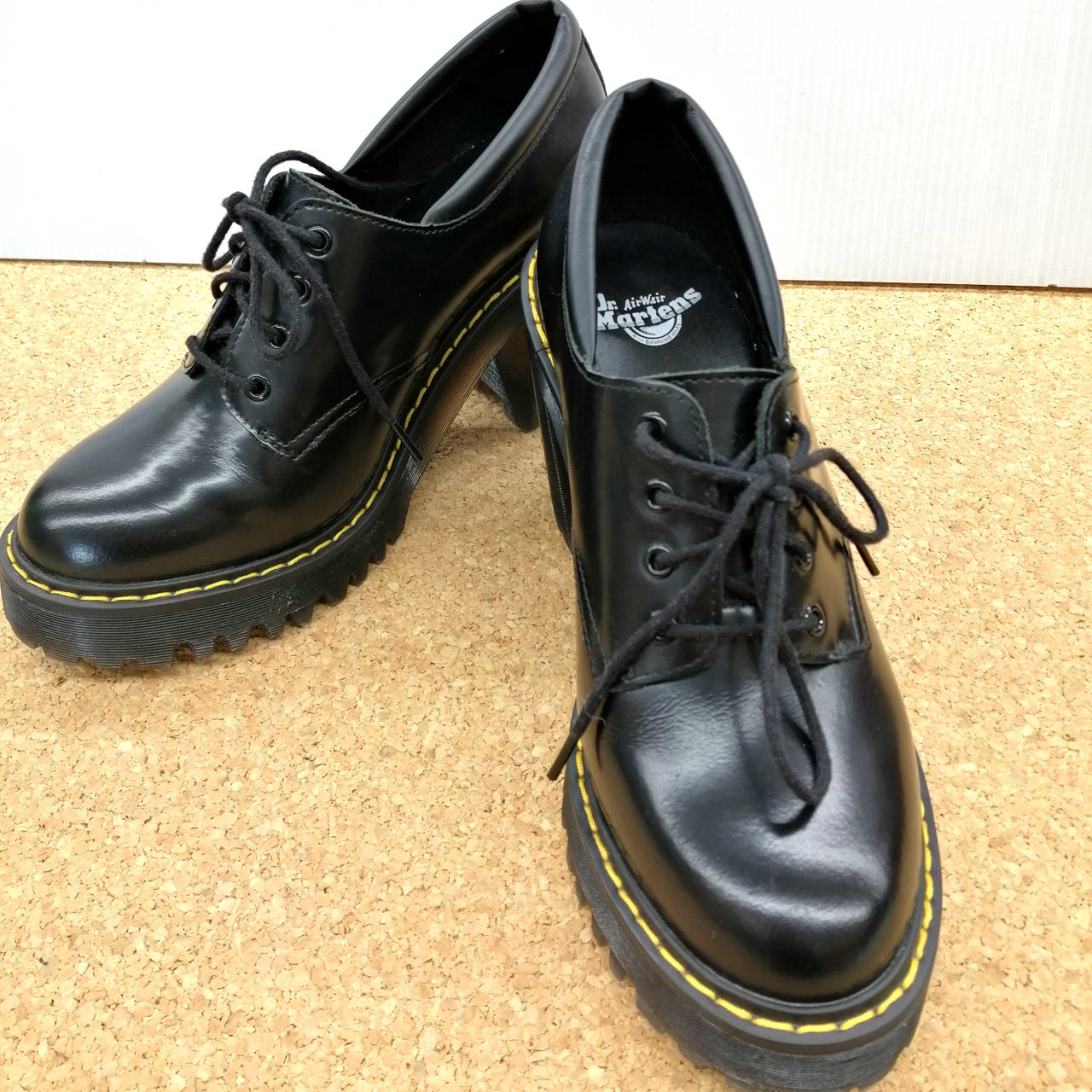 ドクターマーチン SALOME UK5 ヒールブーツ ブラック Dr. Martens ブラック サロメ ヒール 極美品】Dr.Martens SALOME（UK5
