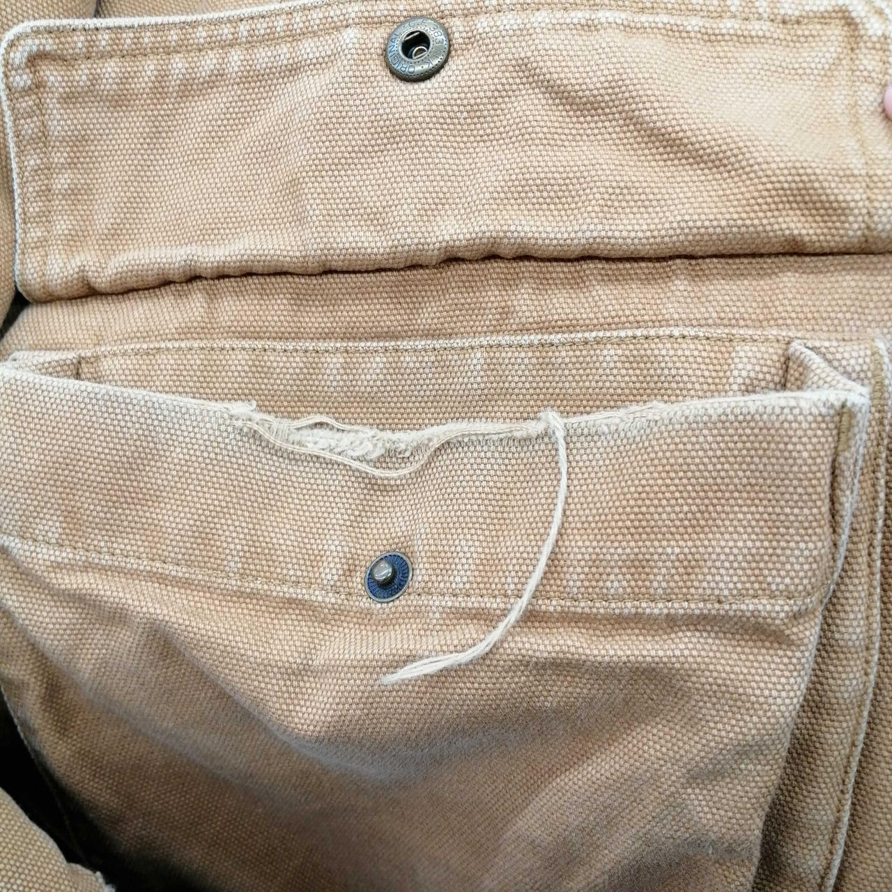 ポケット内側ダメージあり
