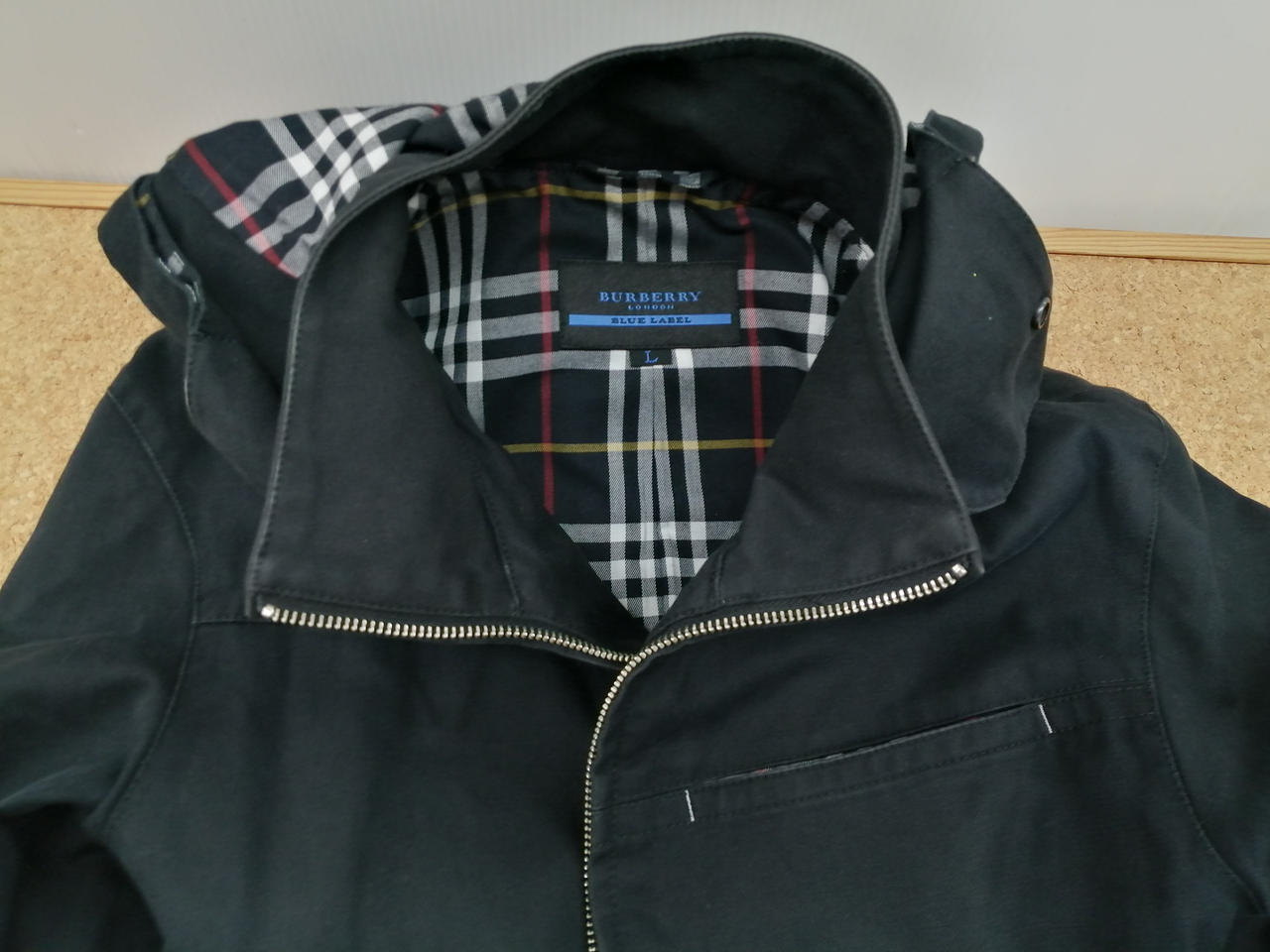 BURBERRY BLUE LABEL ブラックウールジャケット BURBERRY BLUE LABEL|ジャケット|HARDOFFオフモール（オフモ