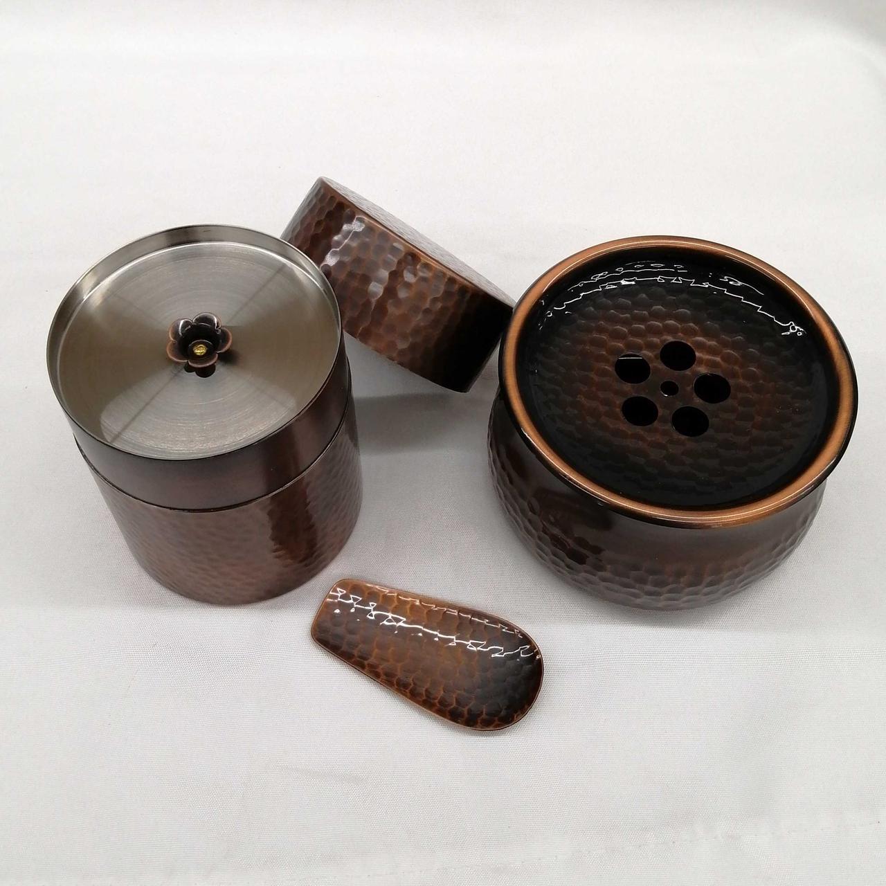 宝徳堂|嵯峨 純銅製 茶器揃|HARDOFFオフモール（オフモ