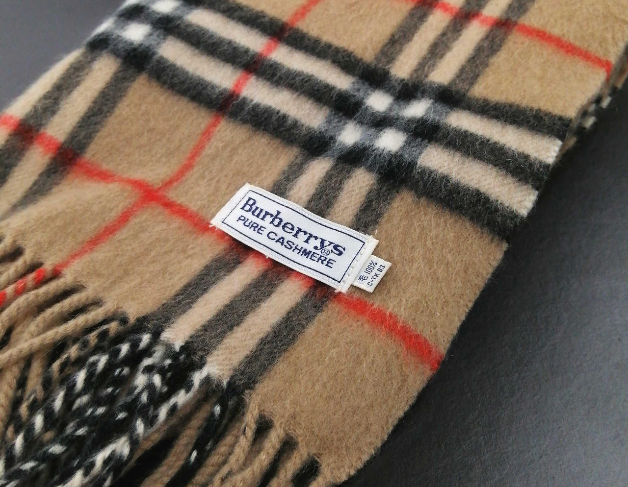 バーバリー マフラー カシミヤ BURBERRY バーバリー 800455 国内正規品