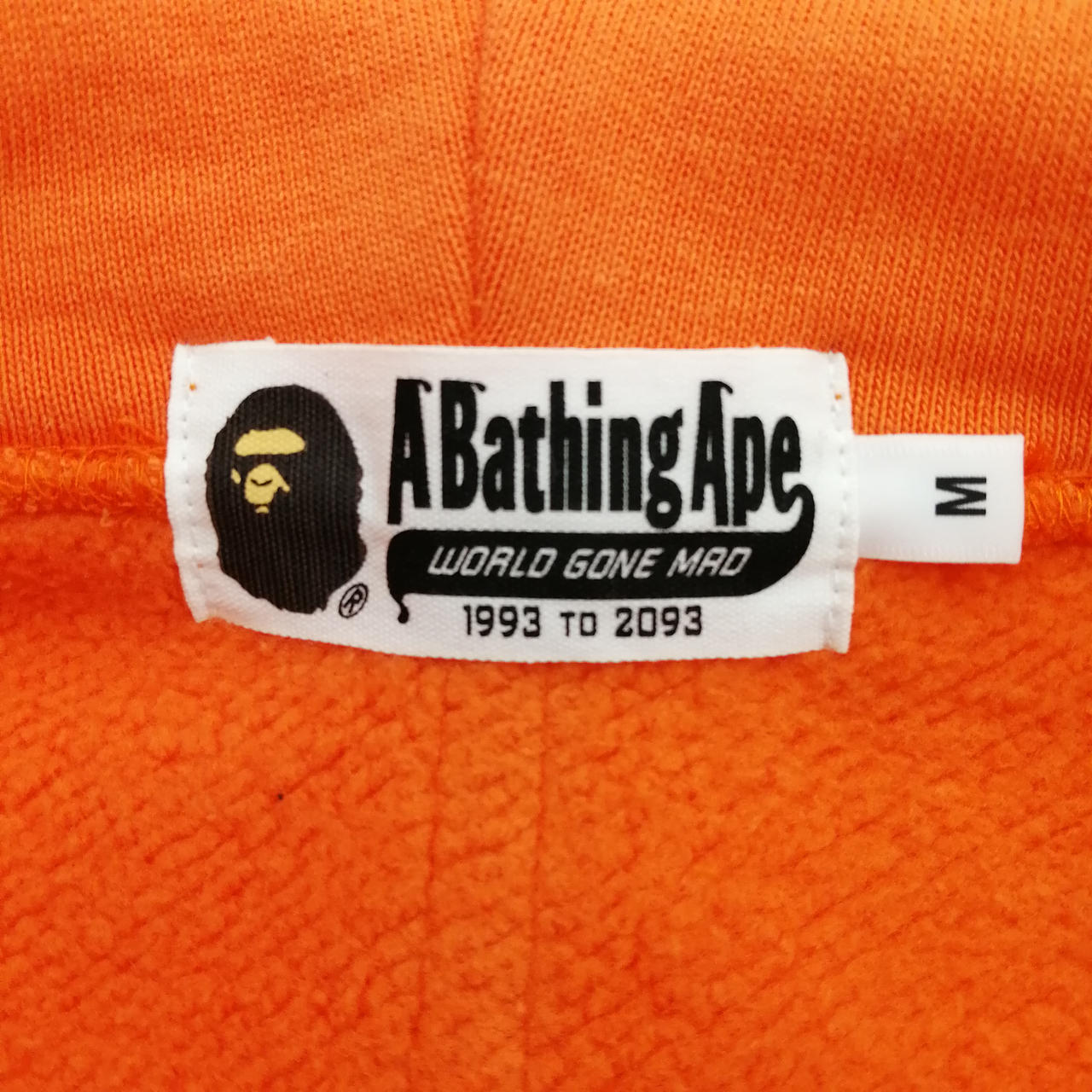 Bathing Ape ウィンドブレーカー イエローサイクリングロゴ Bathing Ape ウィンドブレーカー イエローサイクリングロゴ