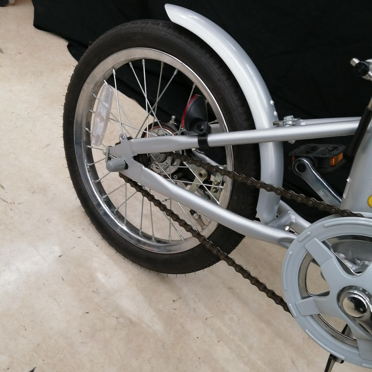 【中古】TRANSIT シルバー 折りたたみ自転車 整備済み 中古】TRANSIT シルバー 折りたたみ自転車 整備済み - メルカリ