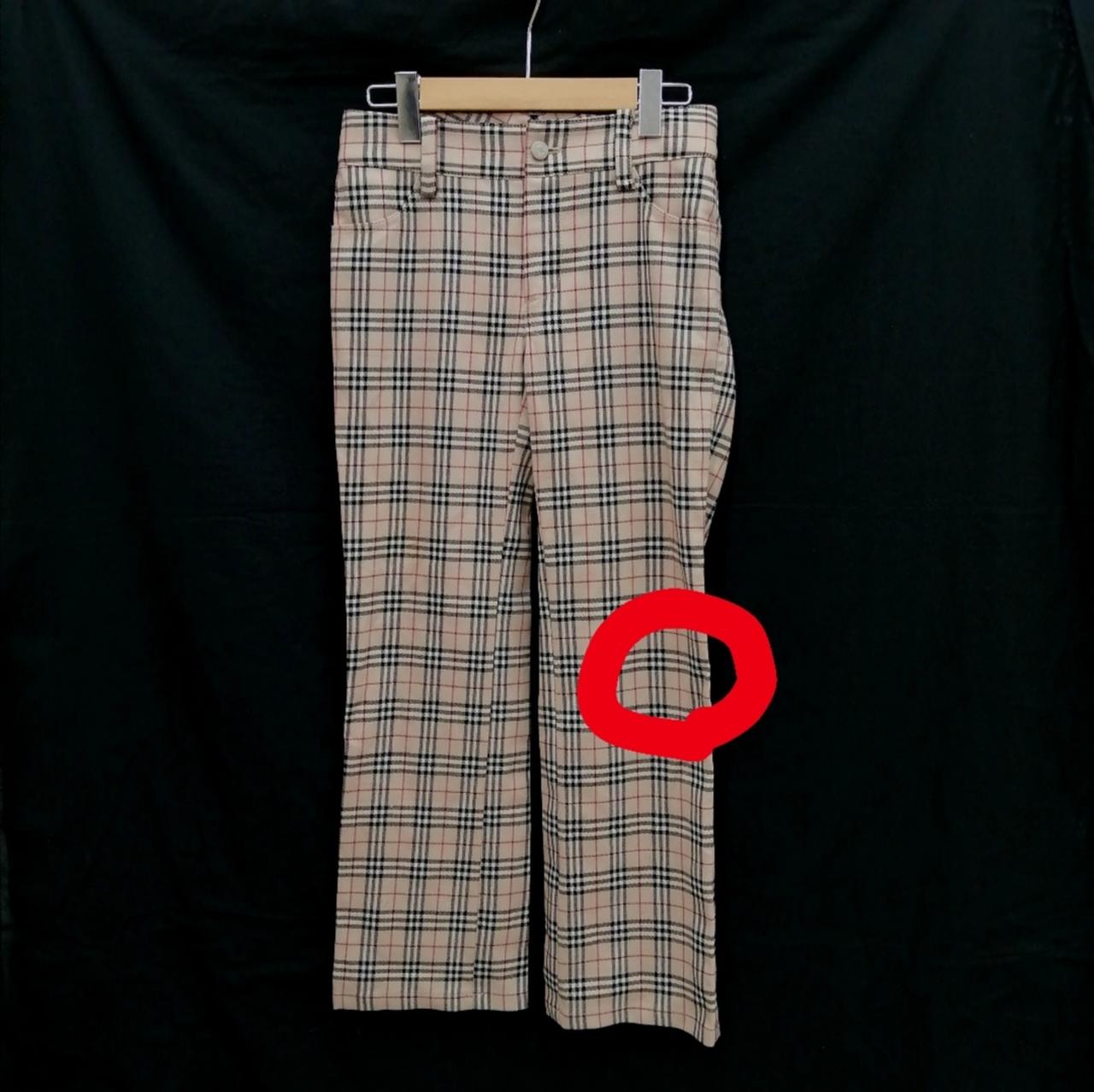 膝に穴あき、シミあり