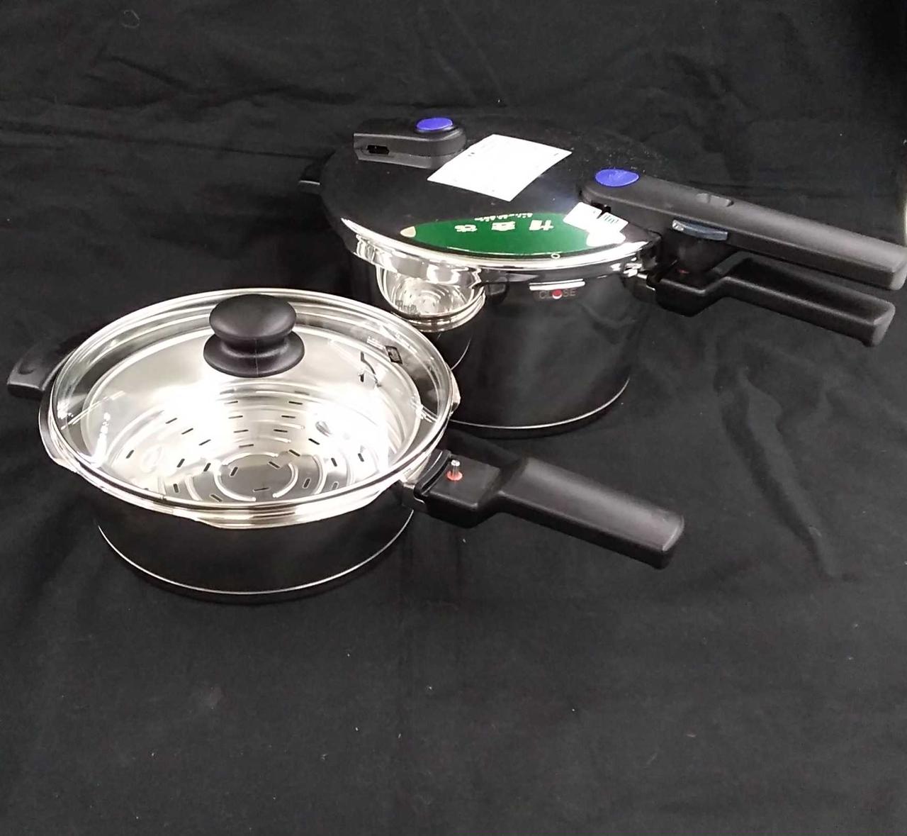 正規品販売 圧力鍋 ドイツ製 5点セット Copenhagen Fissler 調理器具 Swissblu Com