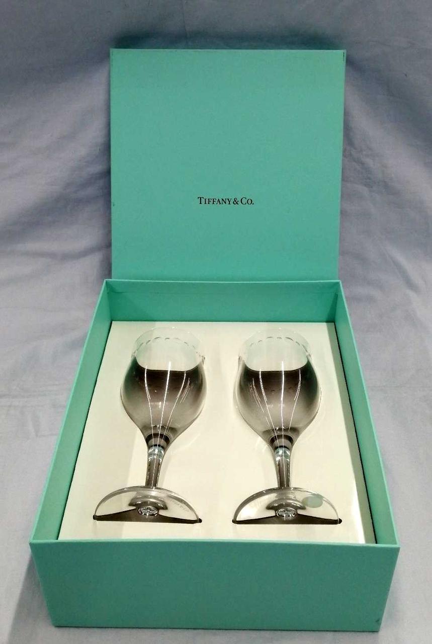 ティファニー アンパーサンドペアワイングラス ティファニー