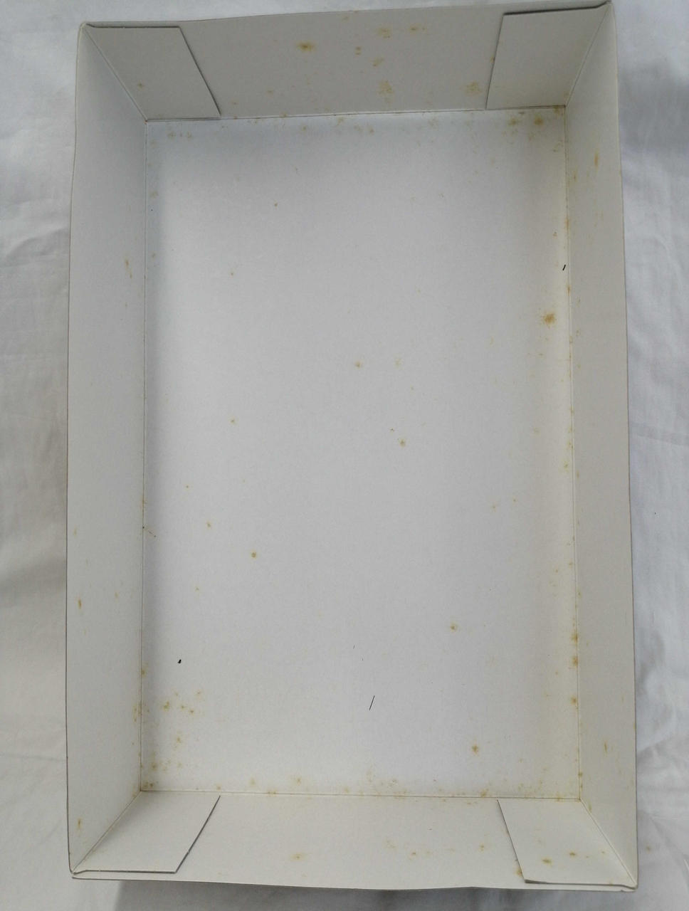 箱に黄ばみあり