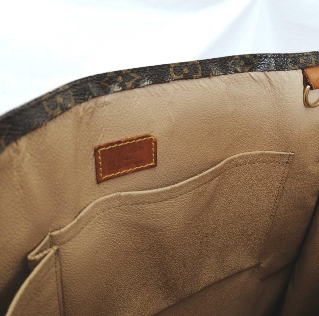 ポケット部分、劣化あり