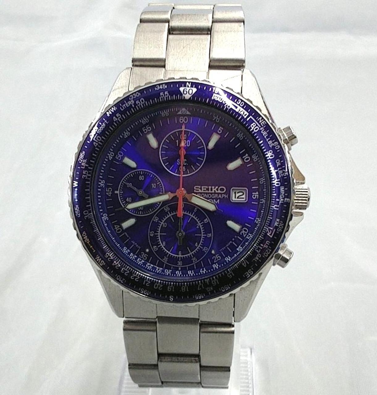 生産終了品☆新品購入前必見☆ セイコー 自動巻き SEIKO クロノグラフ  