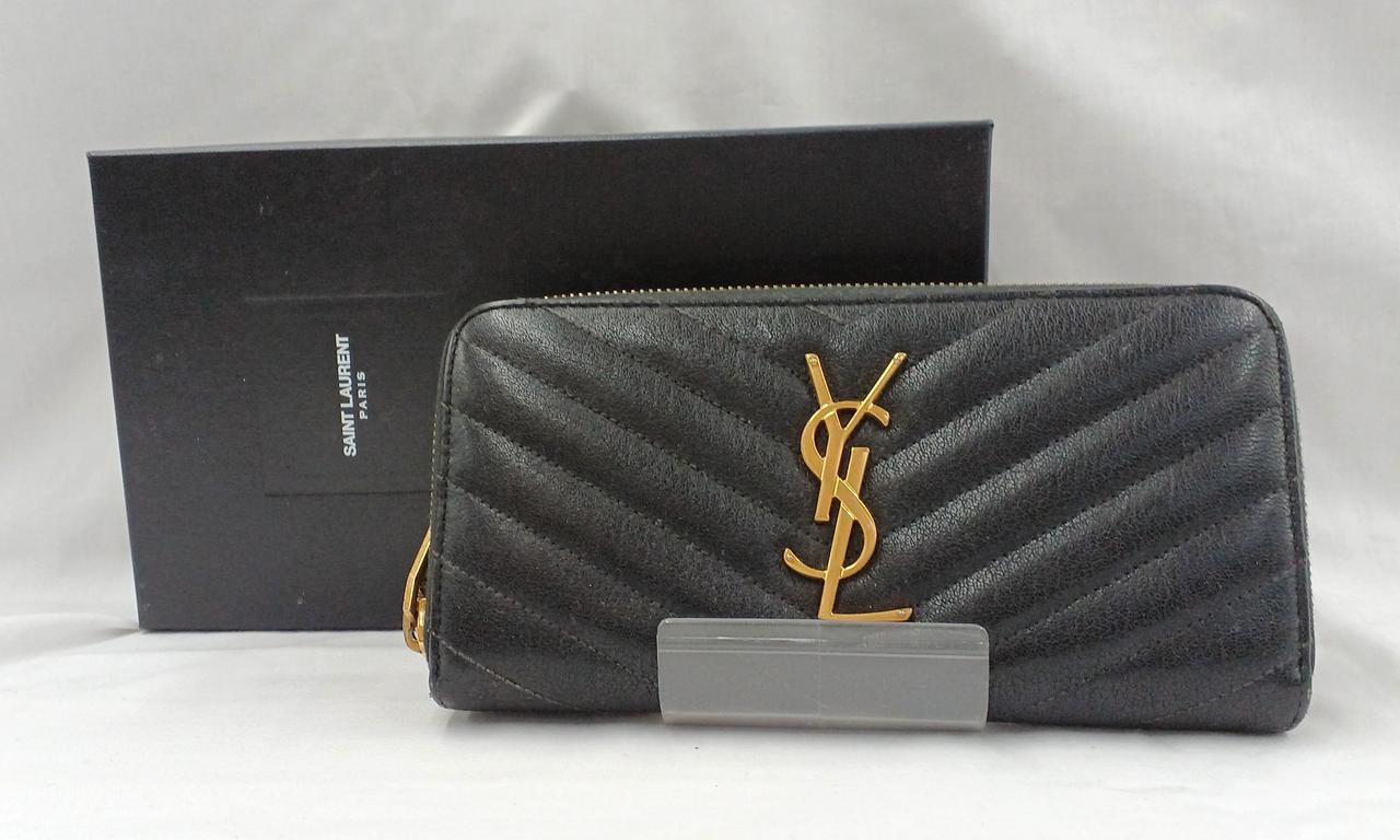 SAINT LAURENT|ラウンドファスナー長財布|HARDOFFオフモール