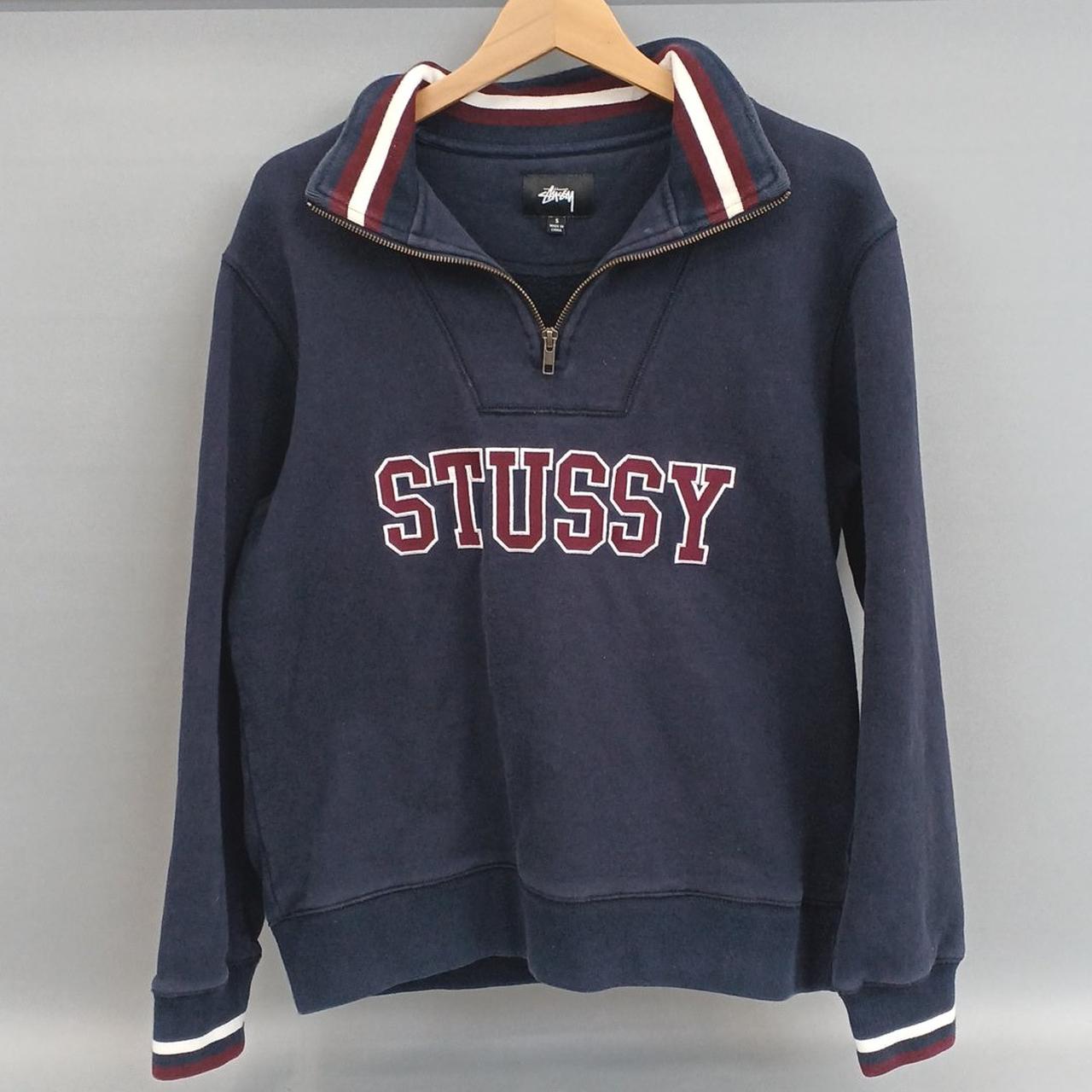 stussy ハーフジップ スウェット STUSSY ステューシー ハーフジップ