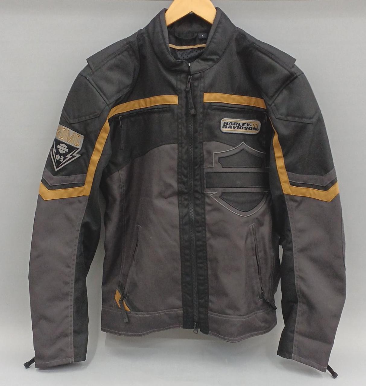 【HARLEY-DAVIDSON】スエード╱フリンジ　ライダースジャケット　Ｌ ハーレーダビッドソン Scavenger ゴートスキンライダース