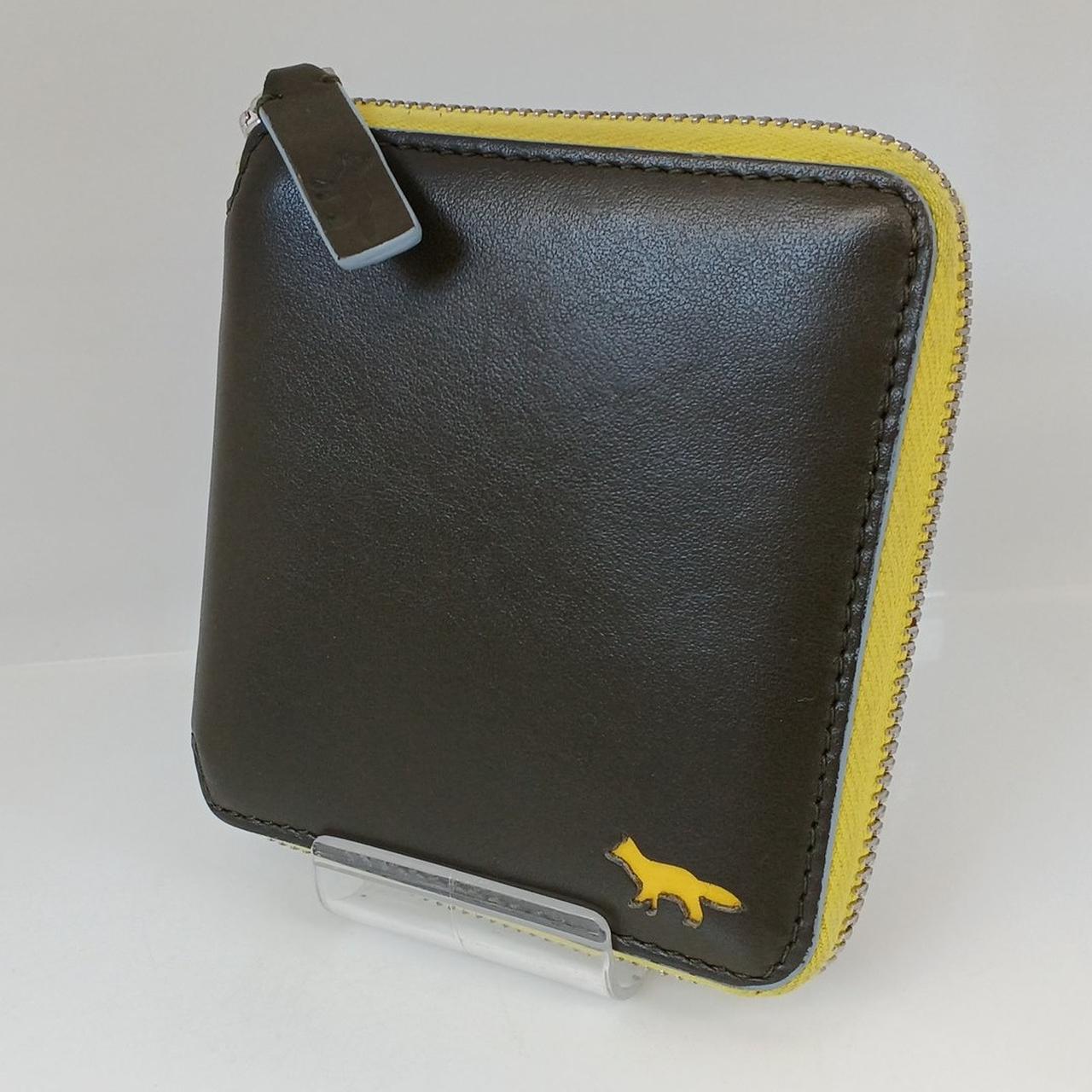 本日限定値下げ　メゾンキツネ　ソフトレザージップウォレット　財布 本日限定値下げ メゾンキツネ ソフトレザージップウォレット