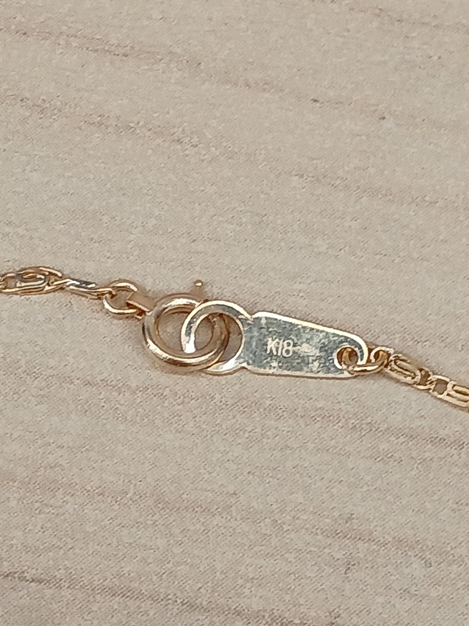 刻印750ネックレス 極美品刻印 750✨ K18ゴールド チェーンネックレス 1.8g - メルカリ