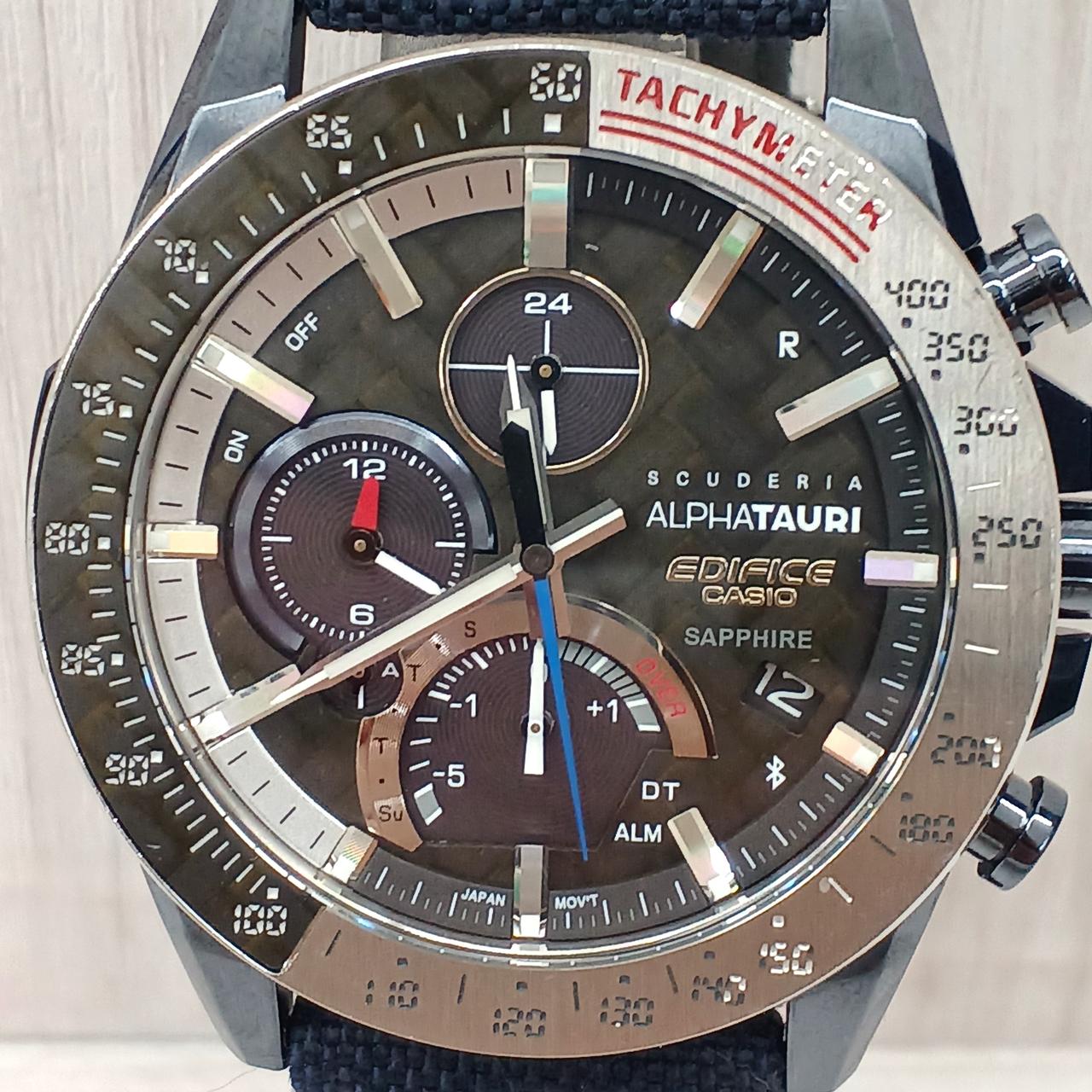【即購入不可】カシオ エディフィス EQB-1000AT-1AJR 中古美品 カシオ エディフィス EQB-1000AT-1AJR スクーデリア アルファ