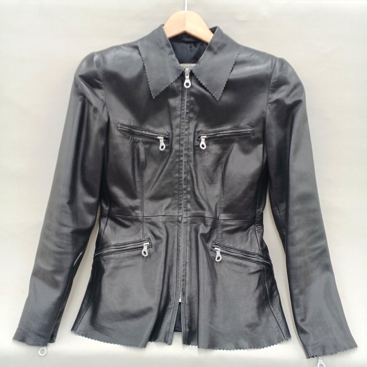 美品　EMPORIO ARMANI レザー　ジャケット EMPORIO ARMANI|レザージャケット|HARDOFFオフモール（オフモ