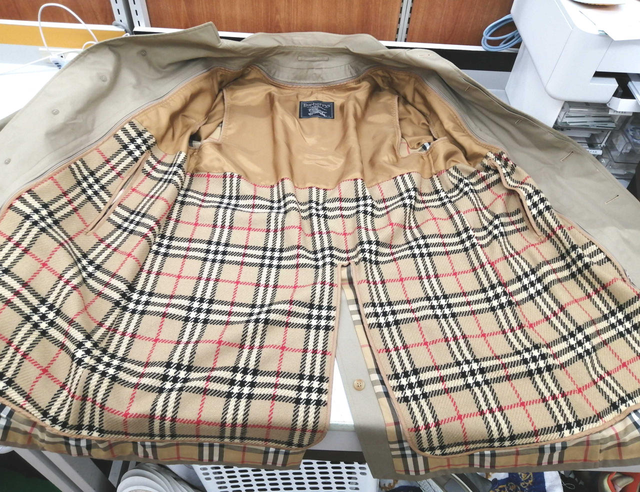 バーバリー(BURBERRYS)|ライナー付きステンカラーコート|【ハードオフ