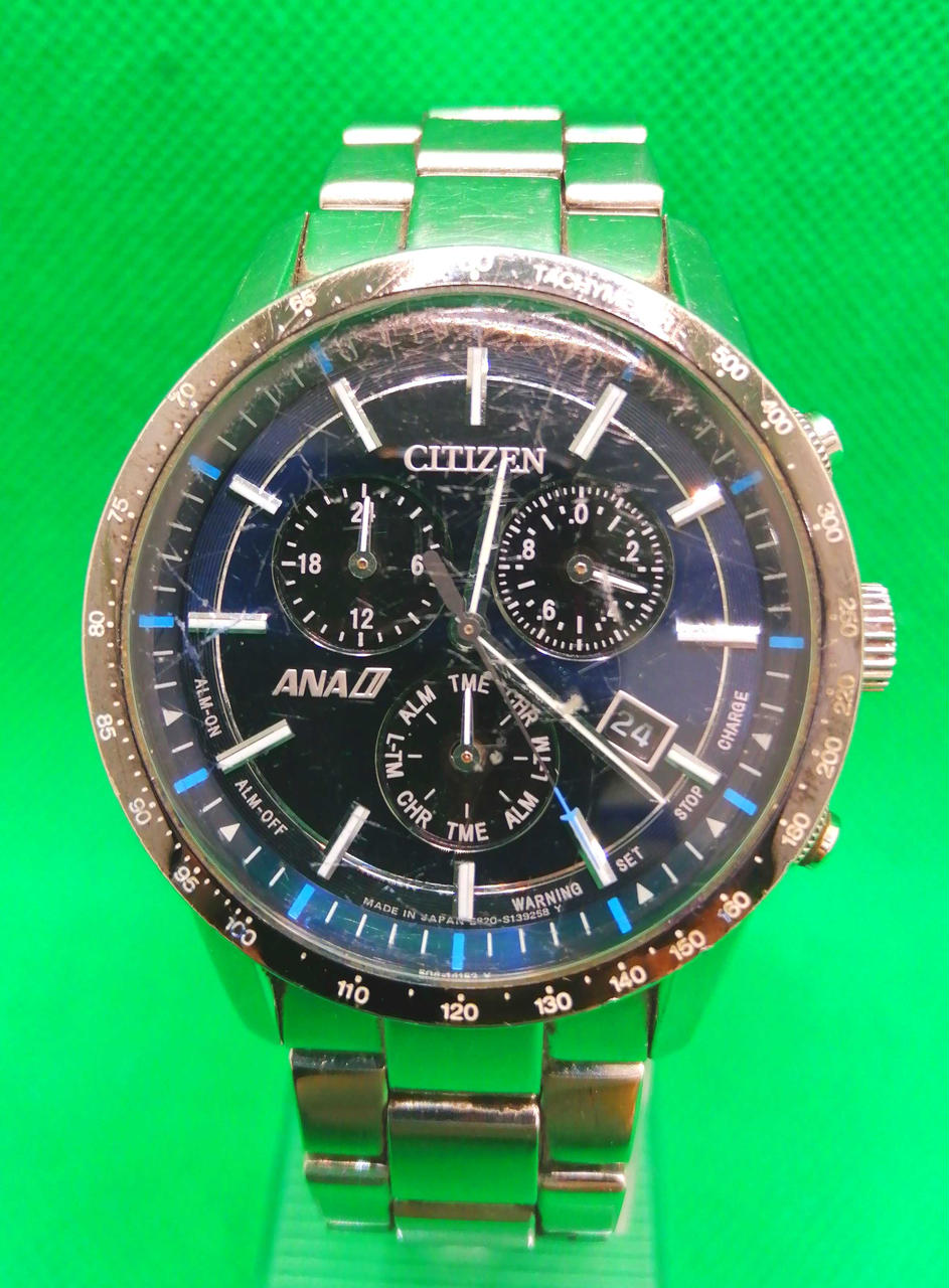 ヒ*ロ様 ANA ワールドタイムウォッチ ブラック SEIKO ANA7 ワールドタイム ブラック - メルカリ
