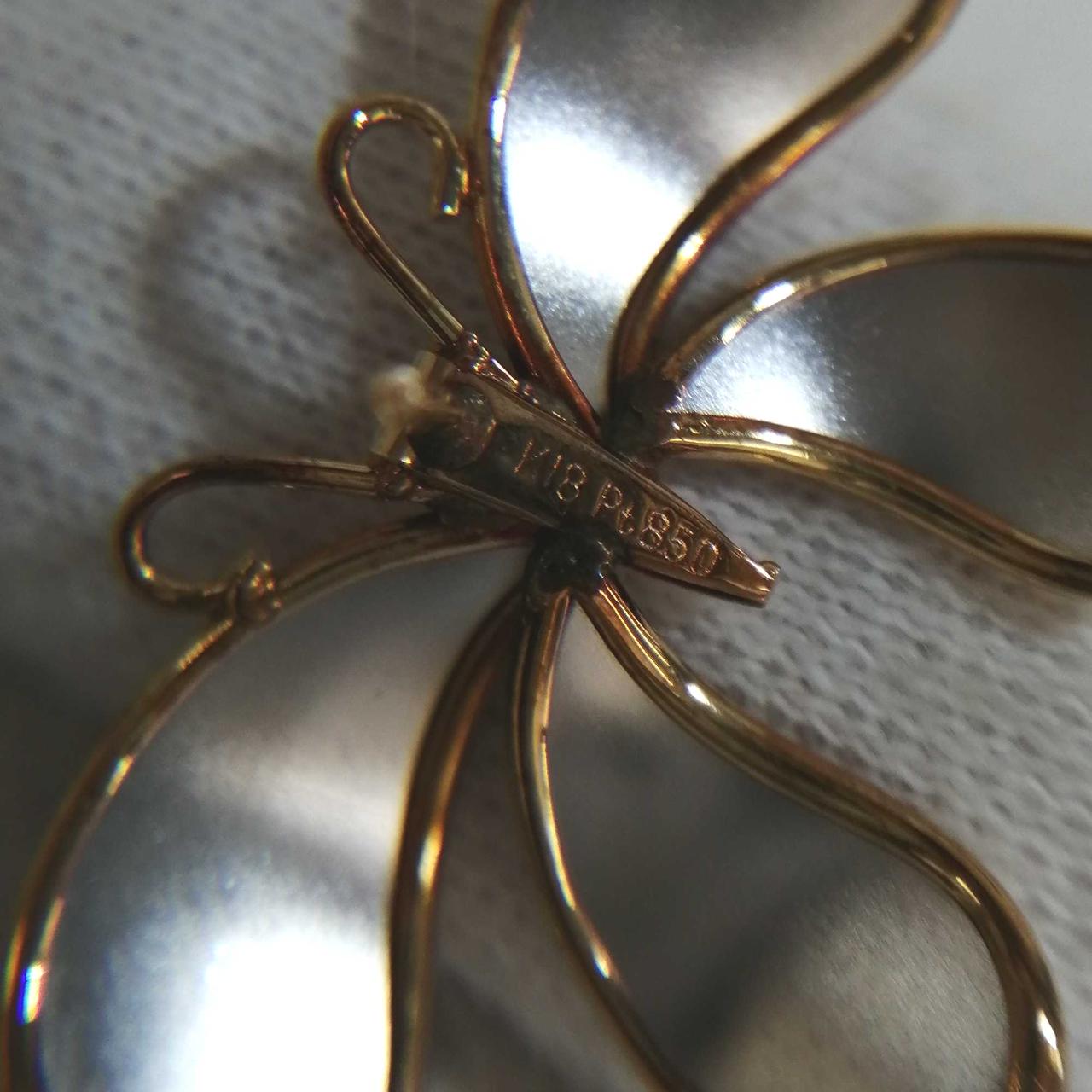 K18 Pt850の刻印あります