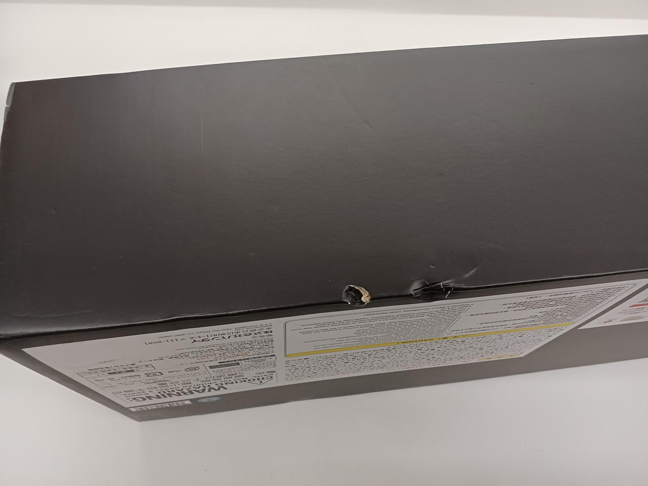 箱にへこみ、傷あり