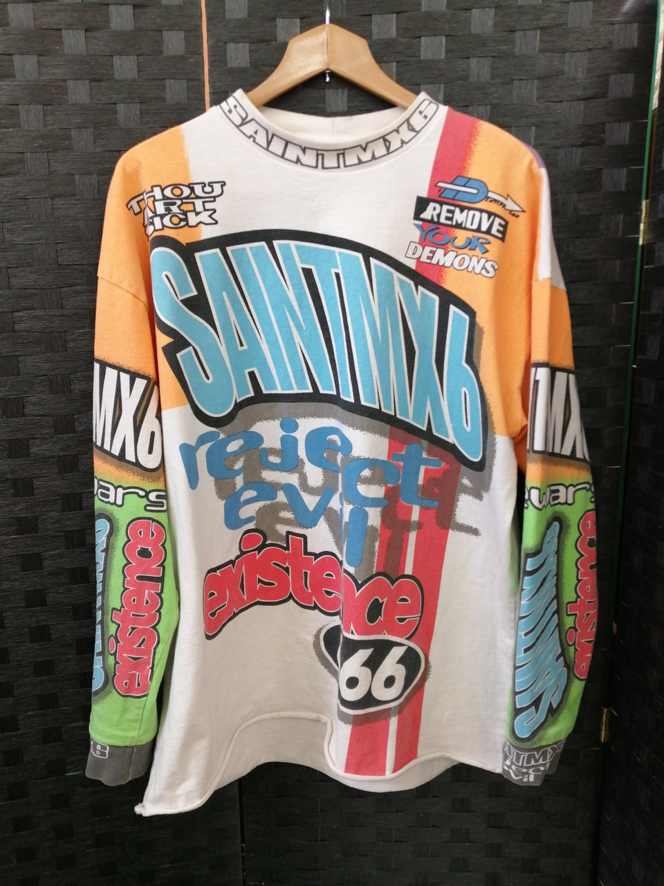 SAINT MXXXXXX  長袖Tシャツ