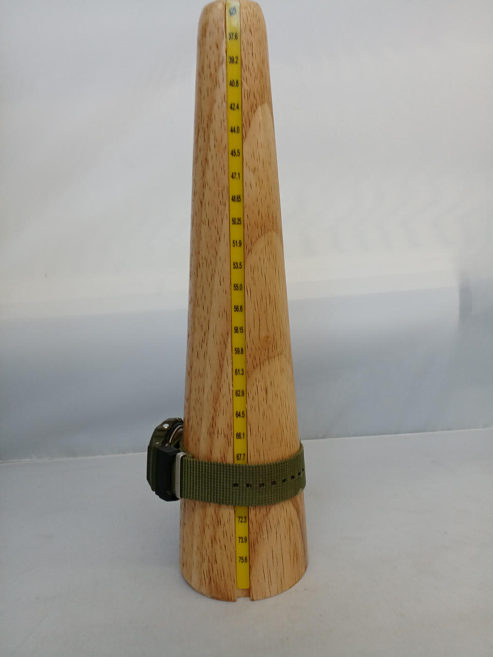 ベルトを最大まで緩めたサイズ