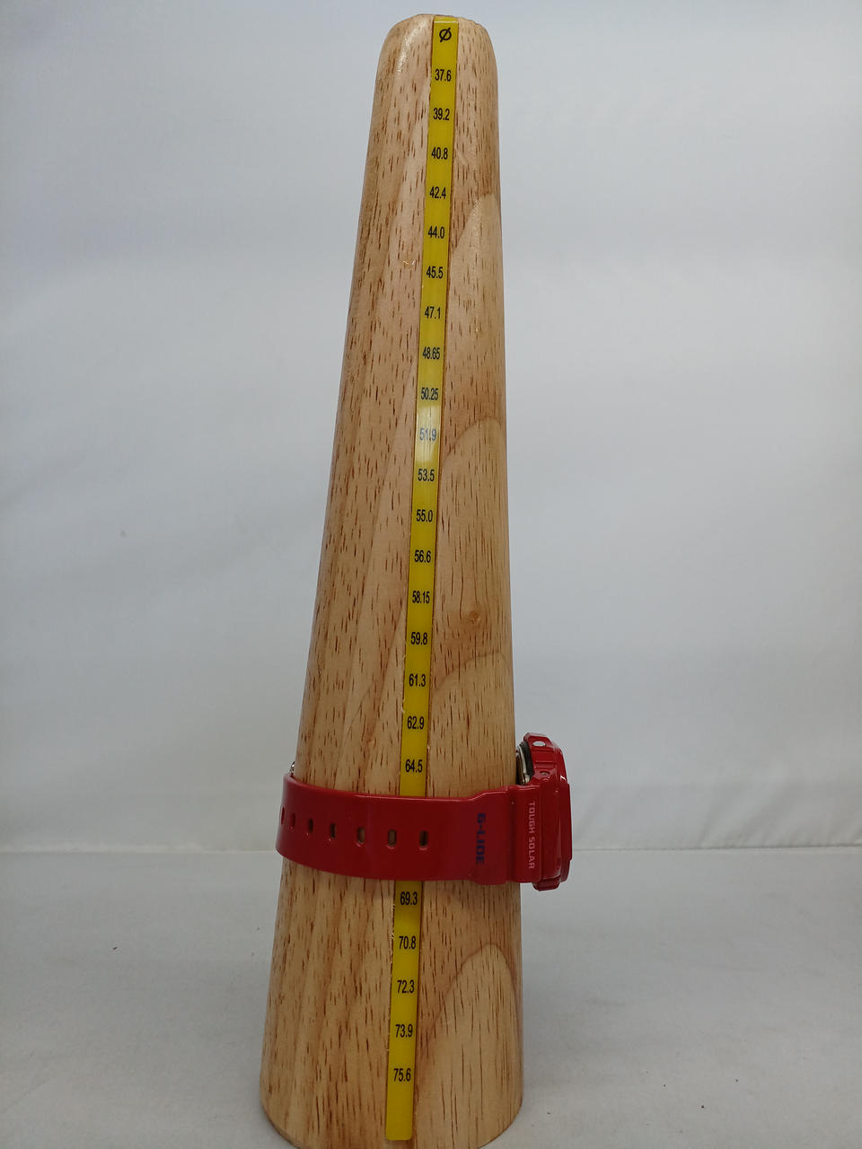 ベルトを最大まで緩めたサイズ