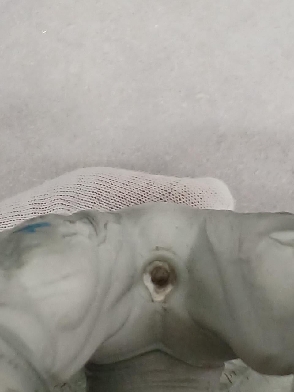 フリーザのジョイント穴に破損があります