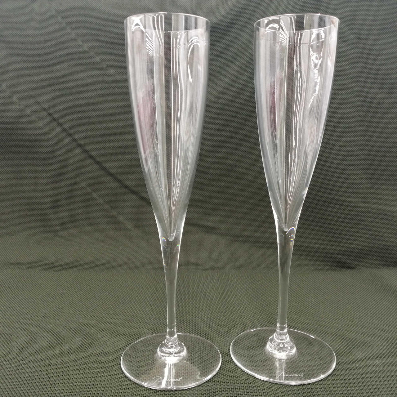 Baccarat/バカラ　シャンパングラスペア バカラ Baccarat シャンパンフルート ペア ミルニュイ