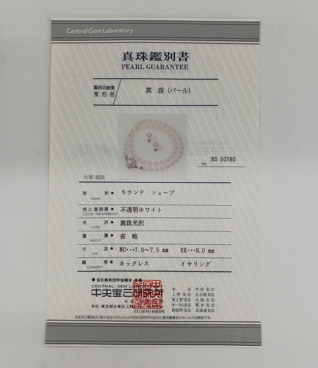 鑑別書あり