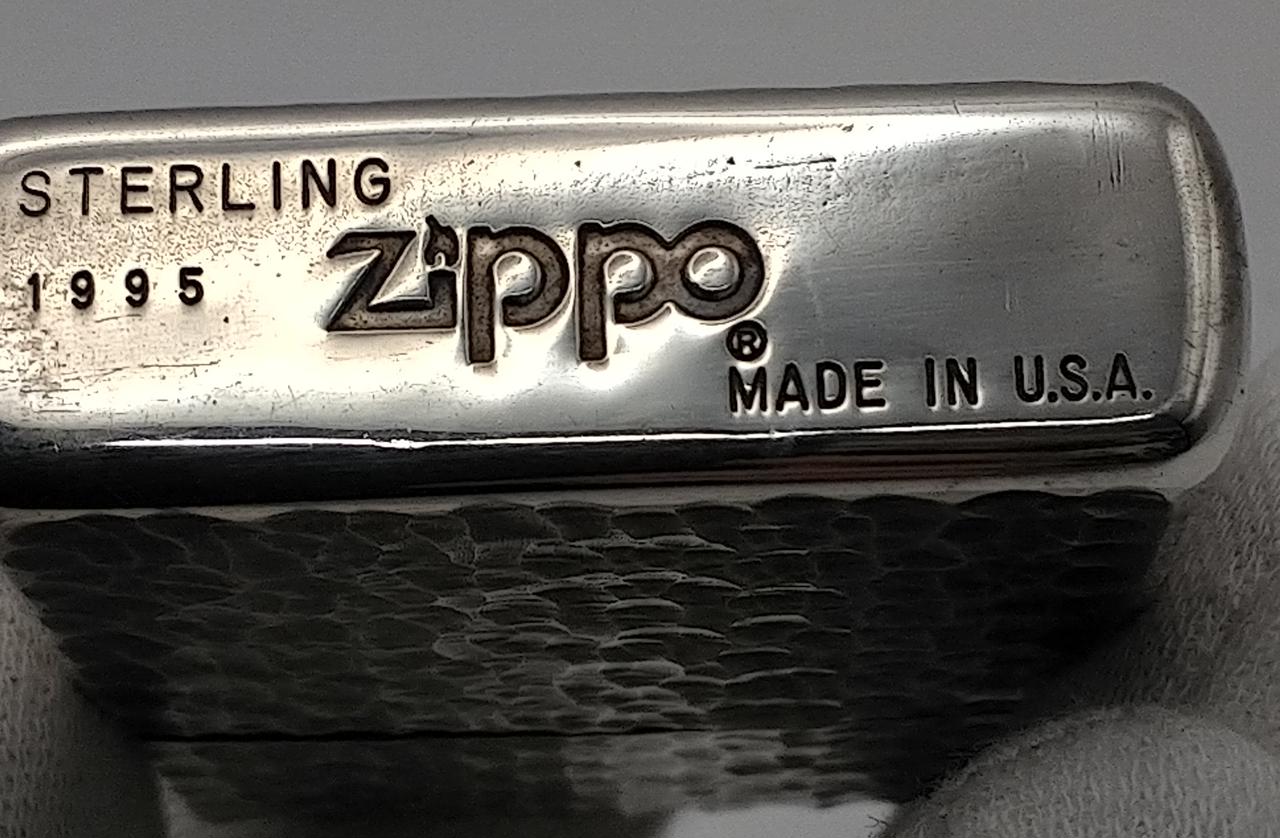 買ってください！ZIPPO スターリングシルバー　ハンマートーン2007年製。 ZIPPO - 2007年製ZIPPO ハンマートーンエッジ シルバー