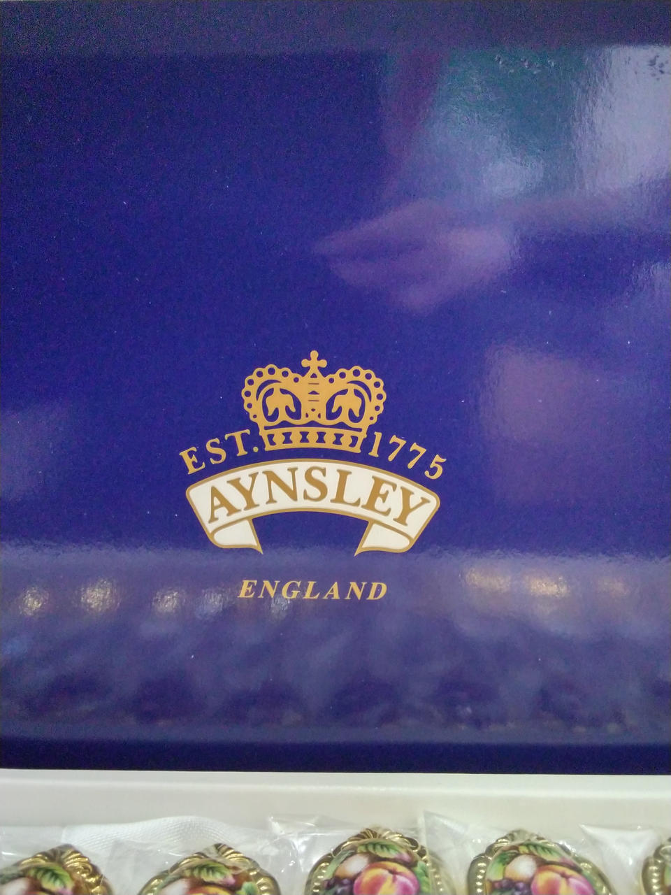 AYNSLEY|オーチャードゴールドカトラリーセット 12本|HARDOFF