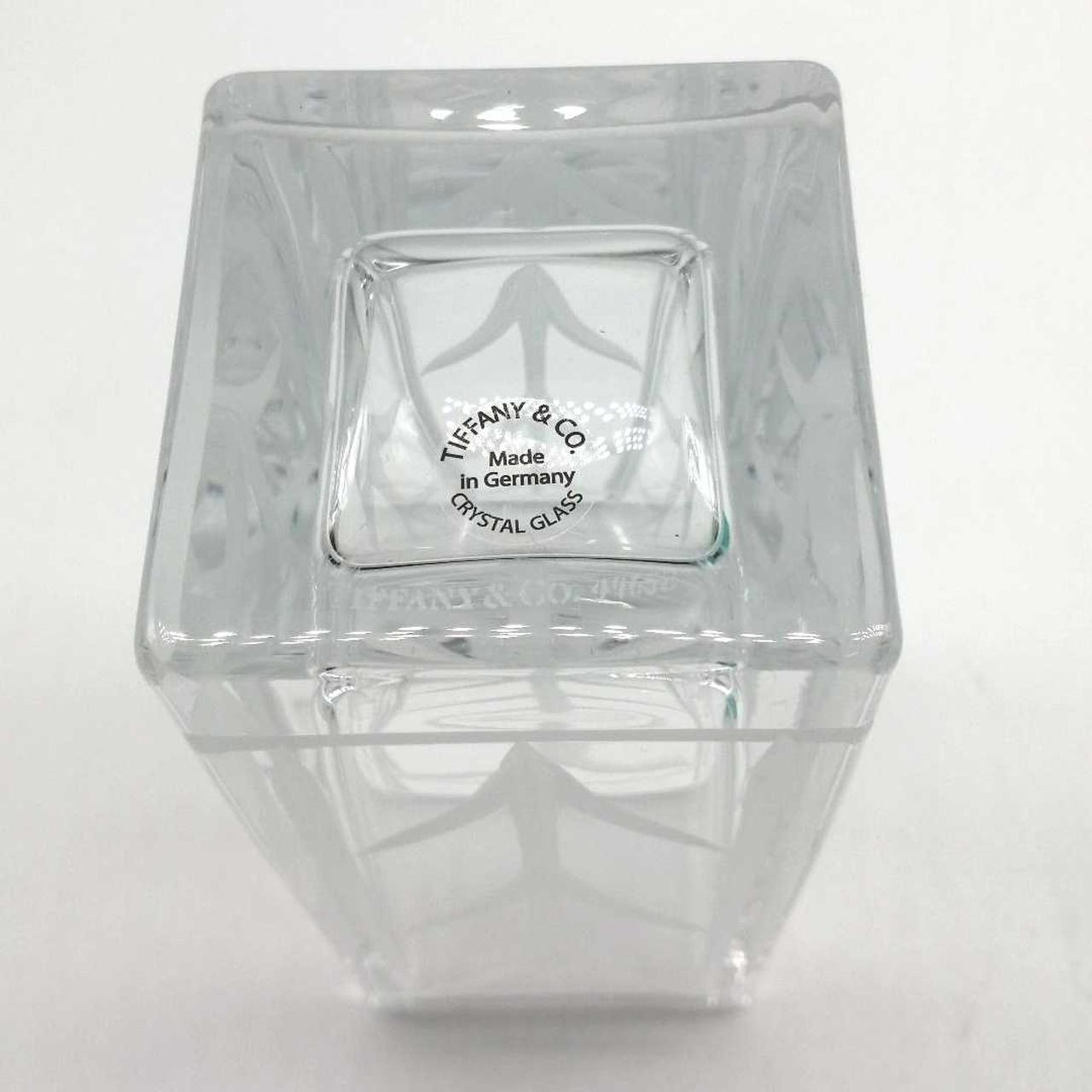 Tiffany & Co. 六角形ガラス花瓶 Tiffany & Co. 六角形ガラス花瓶 Tiffany & Co. 六角形ガラス