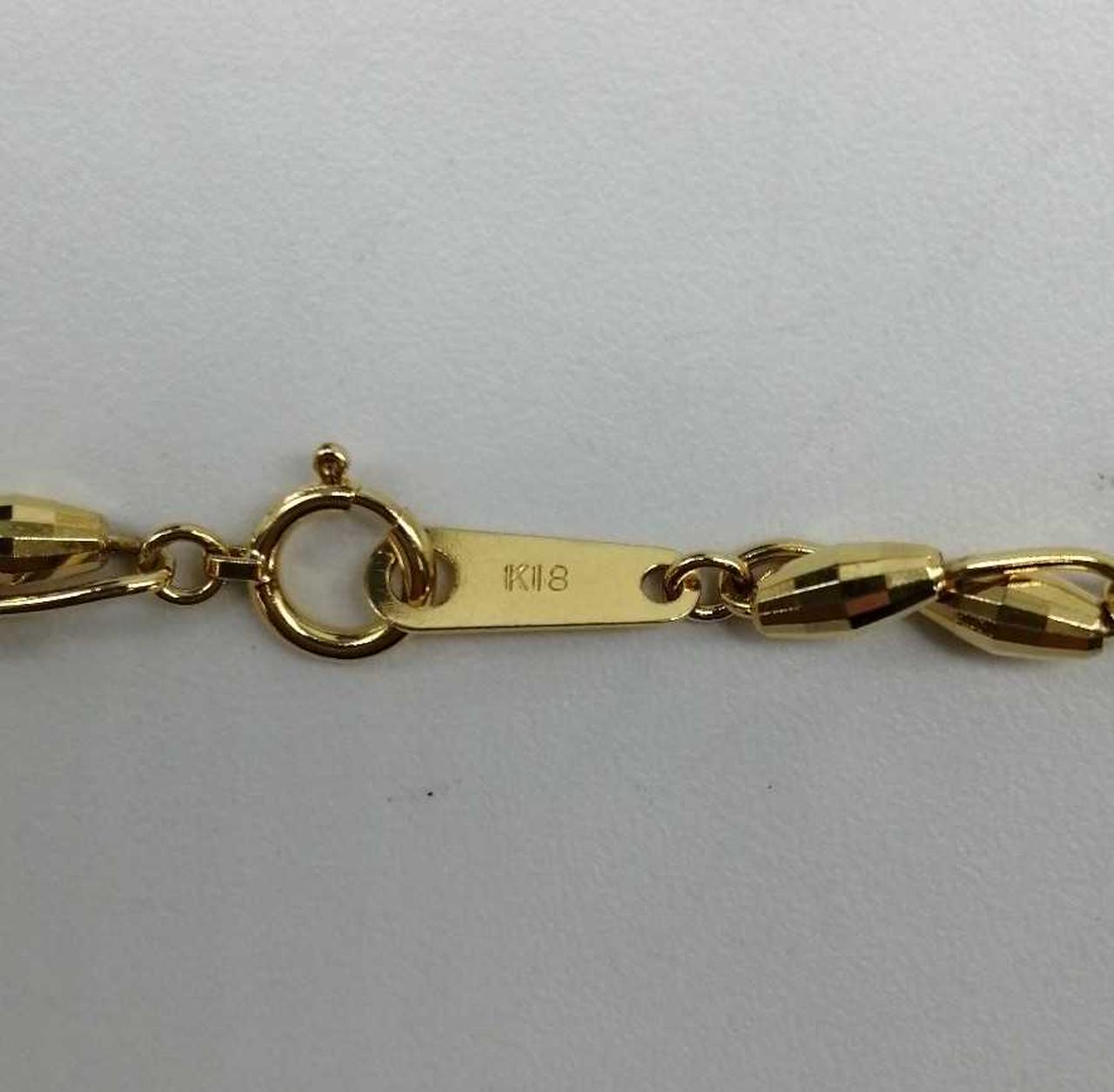 最終セール お得！ ⭐︎ 最終価格 美品 K18ネックレス ネックレス レディース 日本製 J-ENDAi ファッションジュエリー