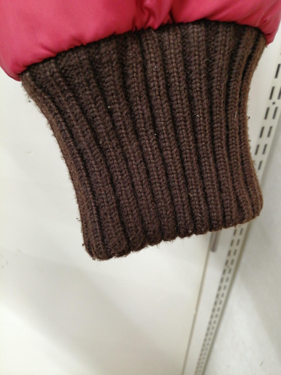 リブ部分軽い毛玉