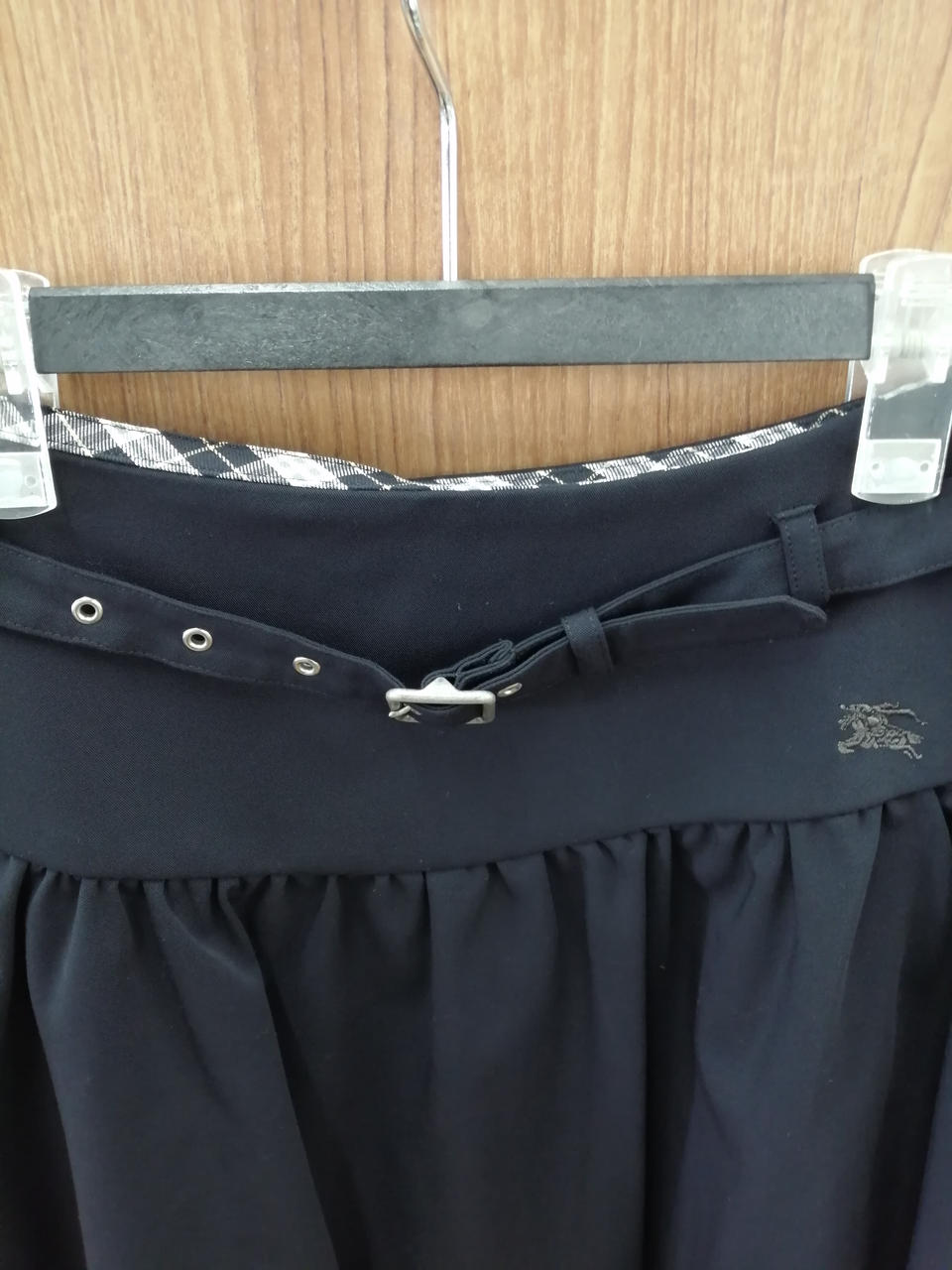 美品  ◆  Burberry  ◇  ベルト付き フレアスカート バーバリーブルーレーベル フレアスカート - メルカリ