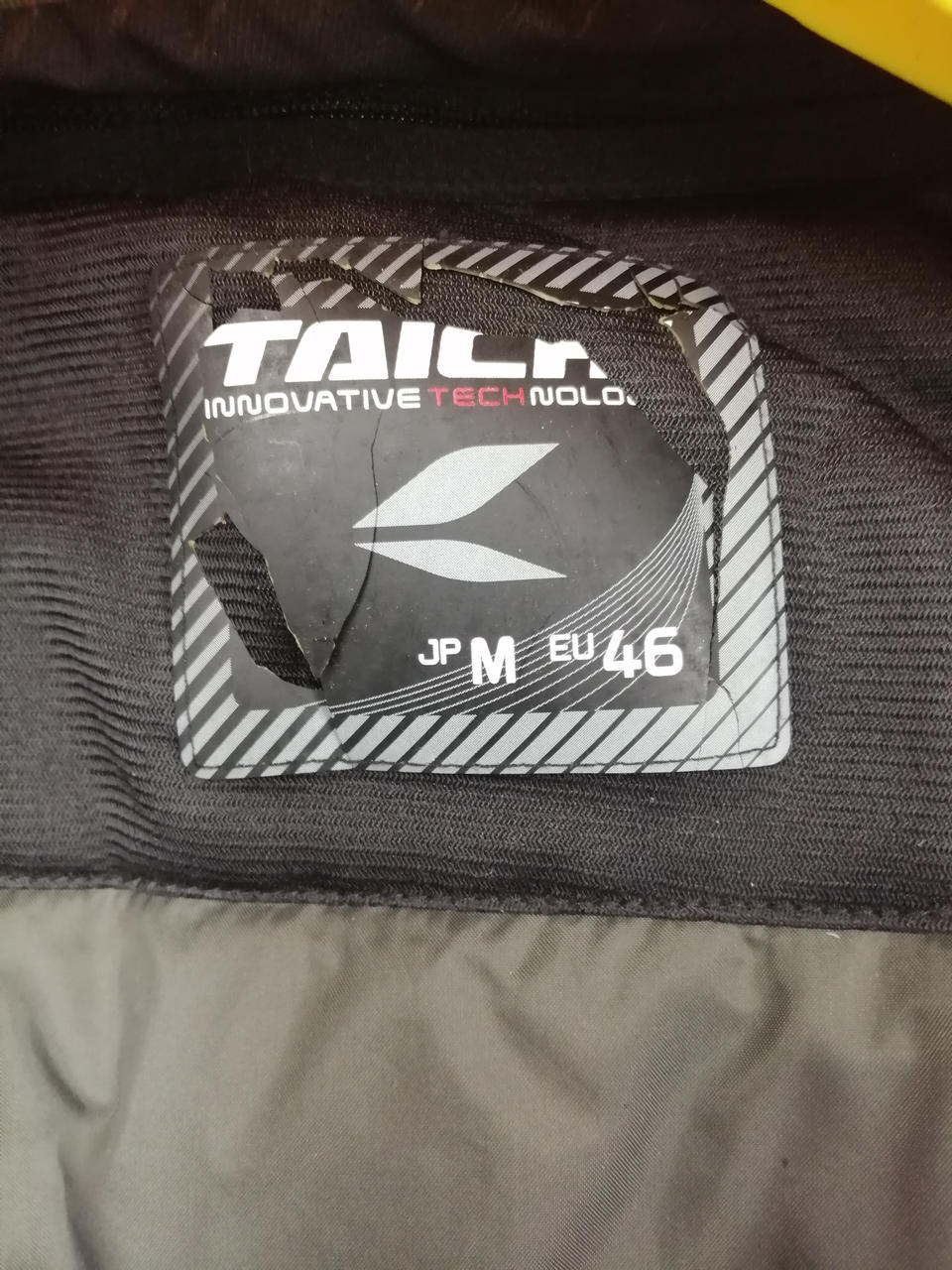 タグはがれてます。