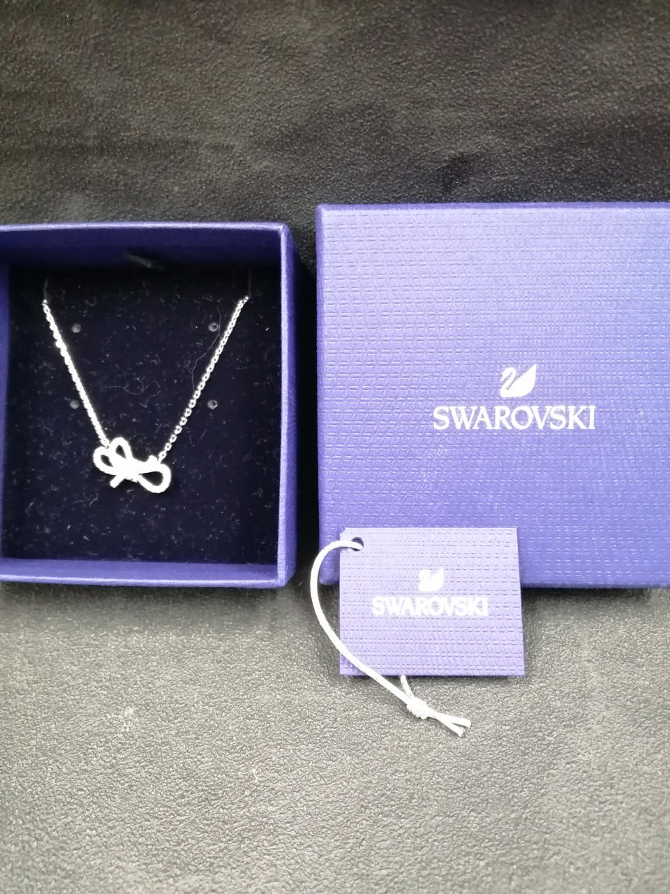 スワロフスキー(SWAROVSKI)|リボン ネックレス|【ハードオフ公式通販