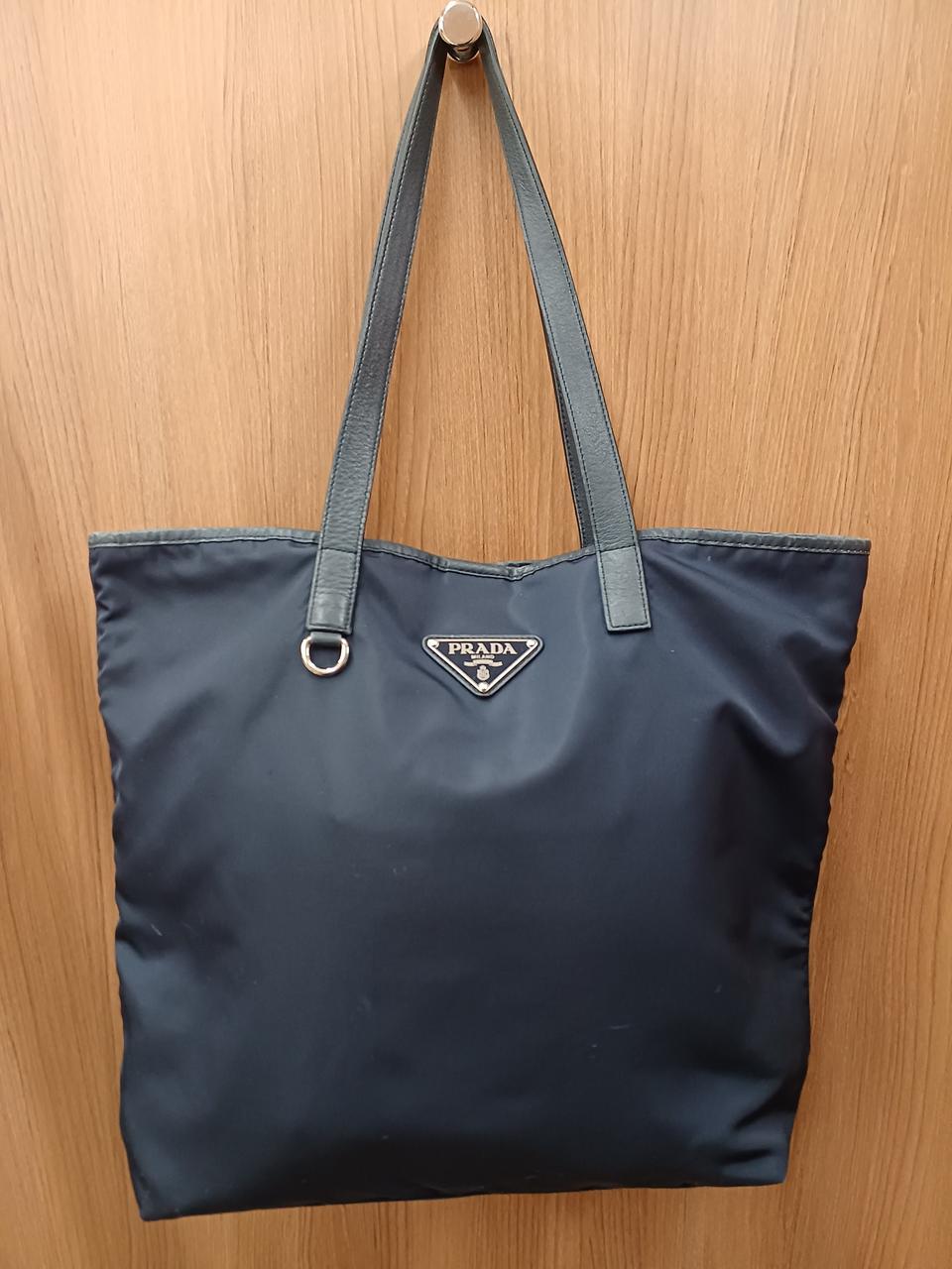 美品　（難あり）PRADA トートバッグ プラダ トートバッグ レディース ブラック PRADA 1BG460 V OON