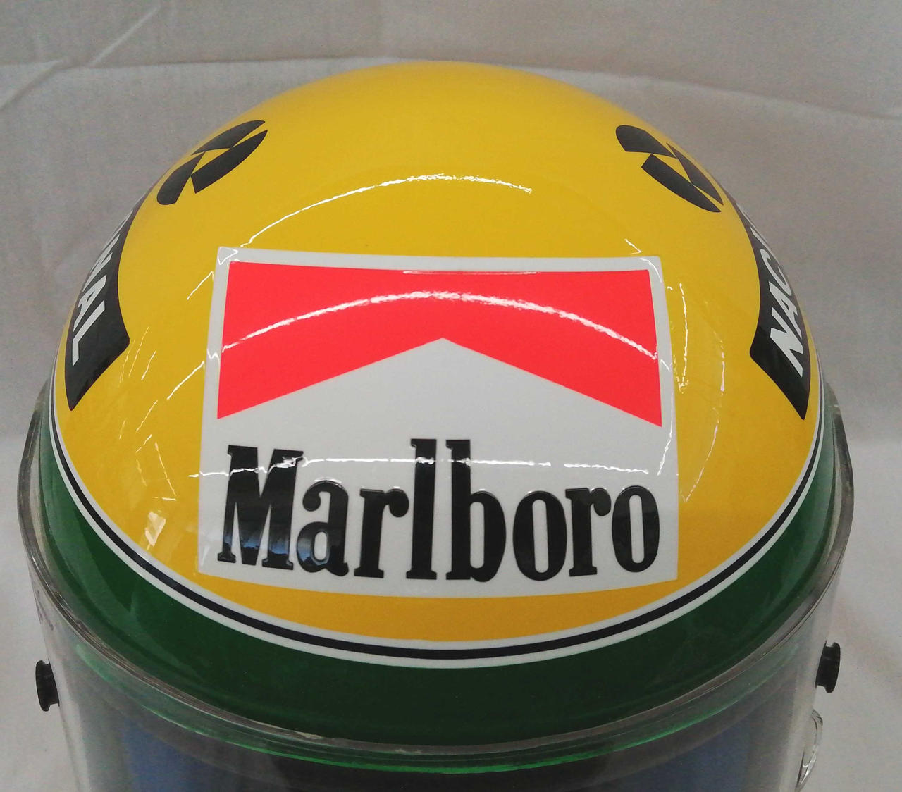 SHOEI アイルトン・セナカラー　Lサイズ アイルトンセナレプリカヘルメットSHOEIショウエイX-FOUR-L A