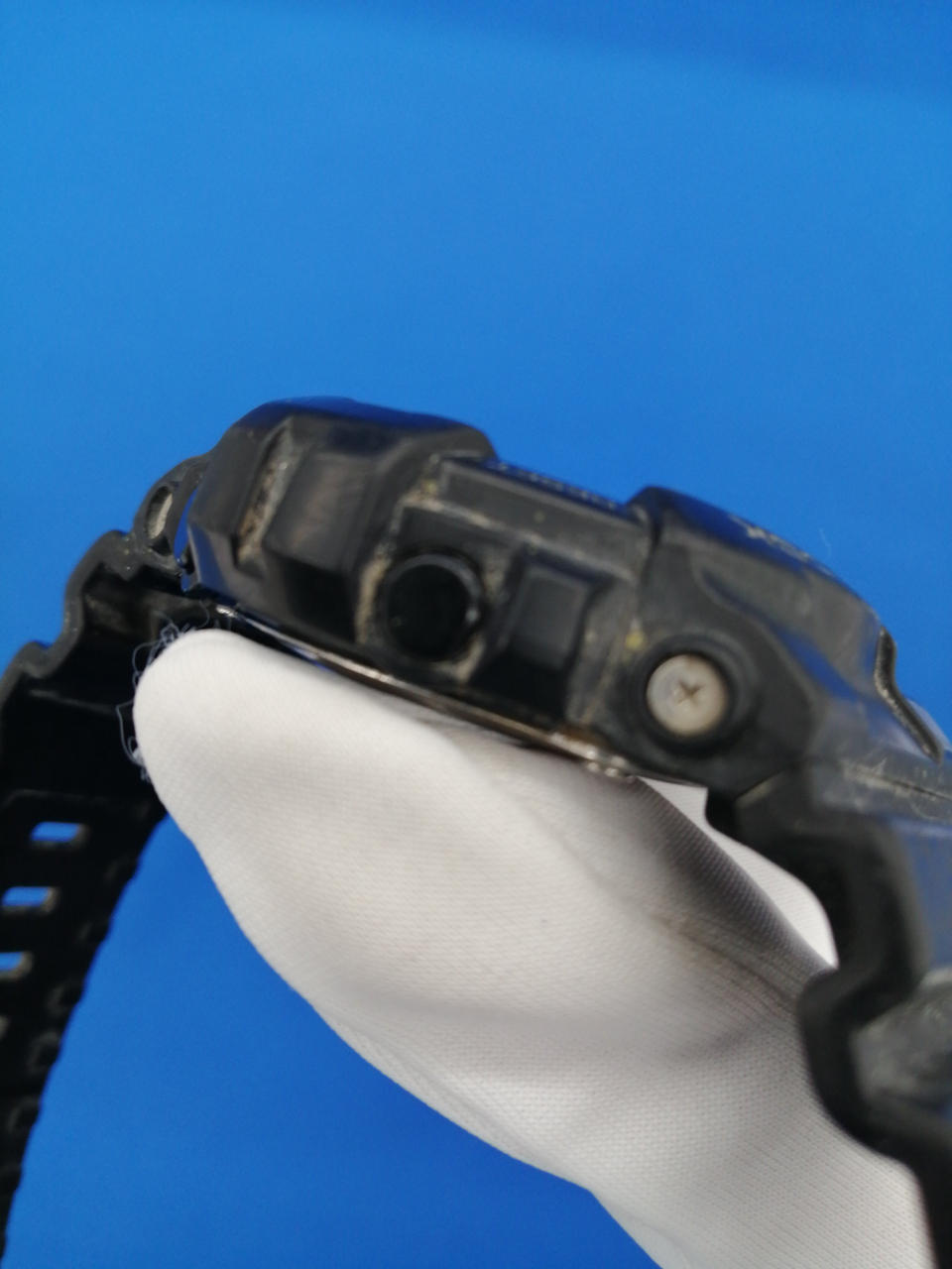 取り切れない汚れあり