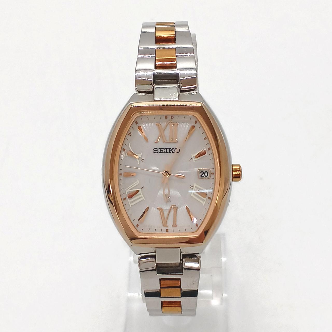 SEIKO 型番：1B22-0BY0 LUKIA ソーラー電波時計