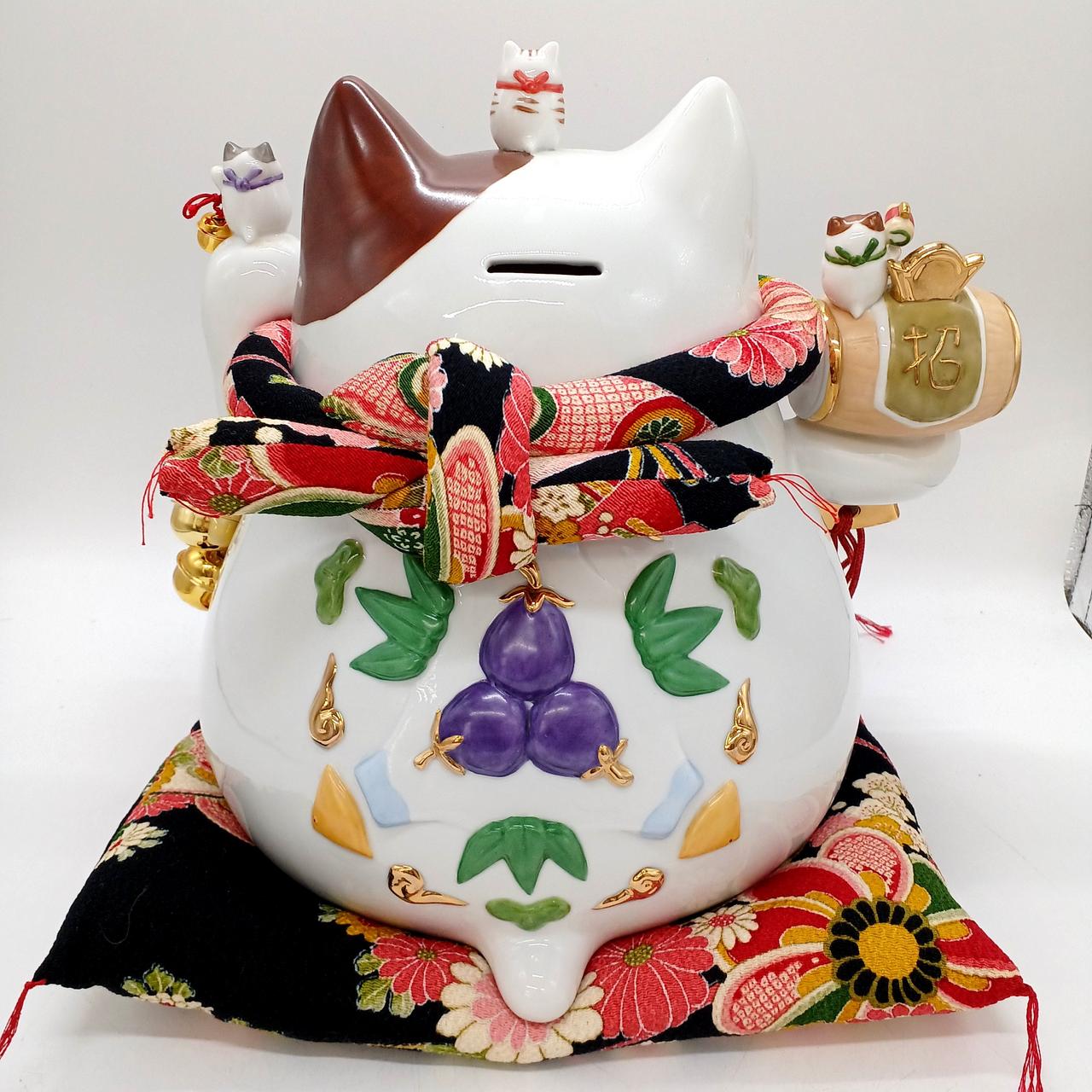 猫舎道楽堂本舗★猫舎★招き猫　貯金箱★新品未使用 招き猫 貯金箱 猫舎道楽堂本舗(?) - メルカリ