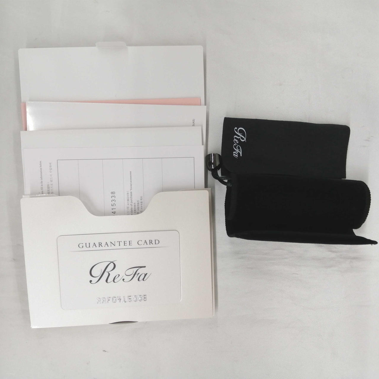 【美品】ReFa 美顔ローラー 本体 + 保証書 + 外箱+巾着 REFA|美顔ローラー|HARDOFFオフモール（オフモ）|1030670000024287
