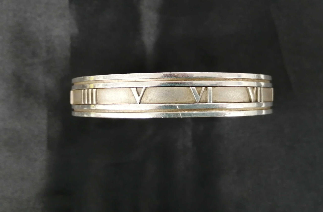 かほ　Tiffany & Co. アトラス　バングル　1995 美品 Tiffany Atlas ☆とちぎ屋！【TIFFANY】ティファニー